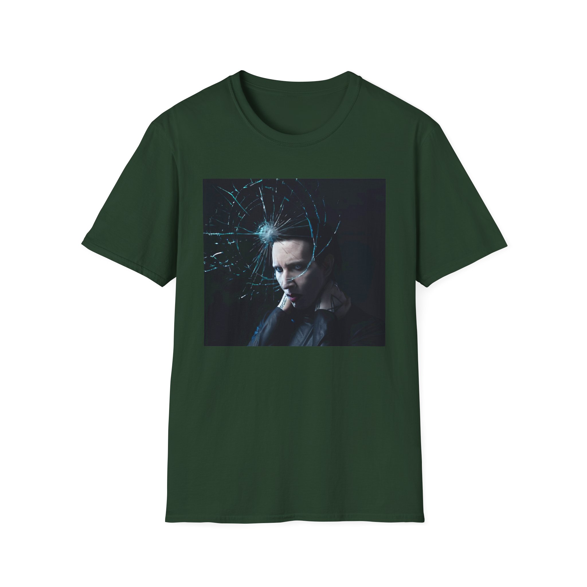 Marilyn Manson Shattered Unisex Softstyle T-Shirt