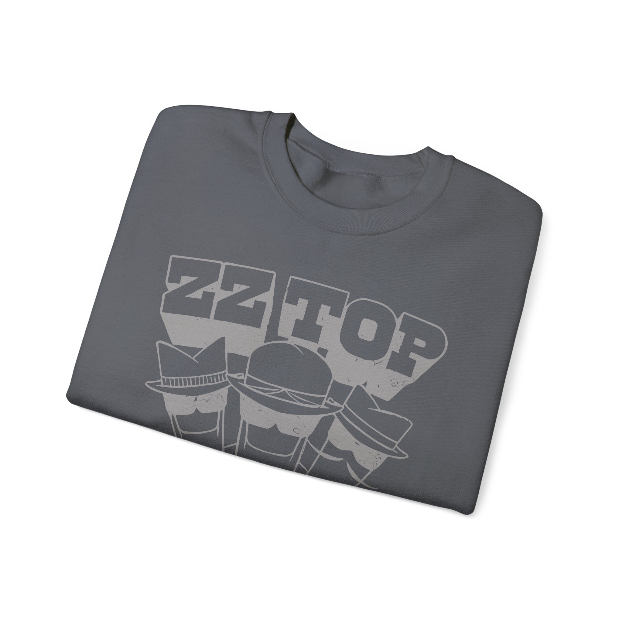 Zz Top Raw Unisex Heavy Blendâ„¢ Crewneck Sweatshirt