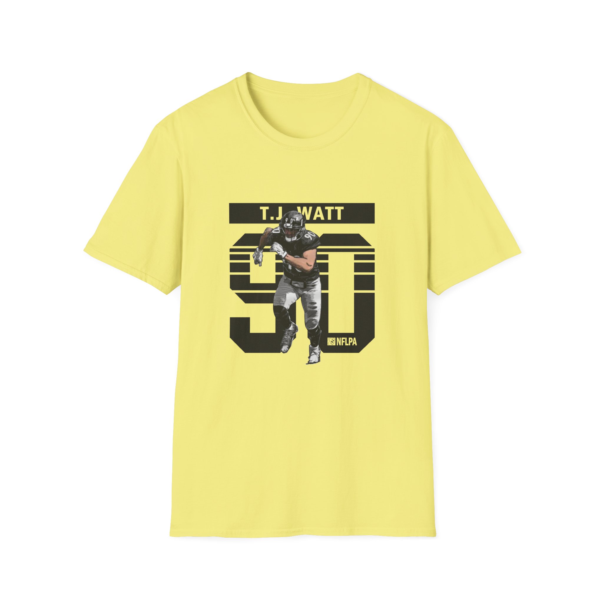 Tj Watt Grunge Unisex Softstyle T-Shirt