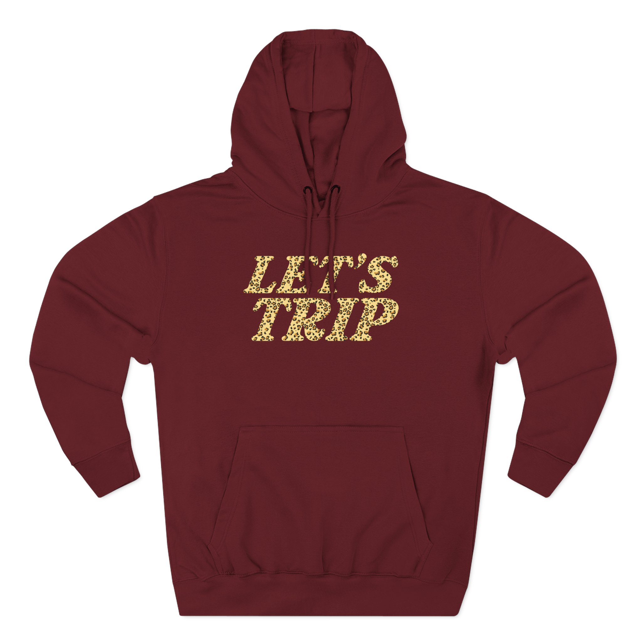 Sturniolo Triplets Let's Trip Cheetah Three-Panel Fleece Hoodie