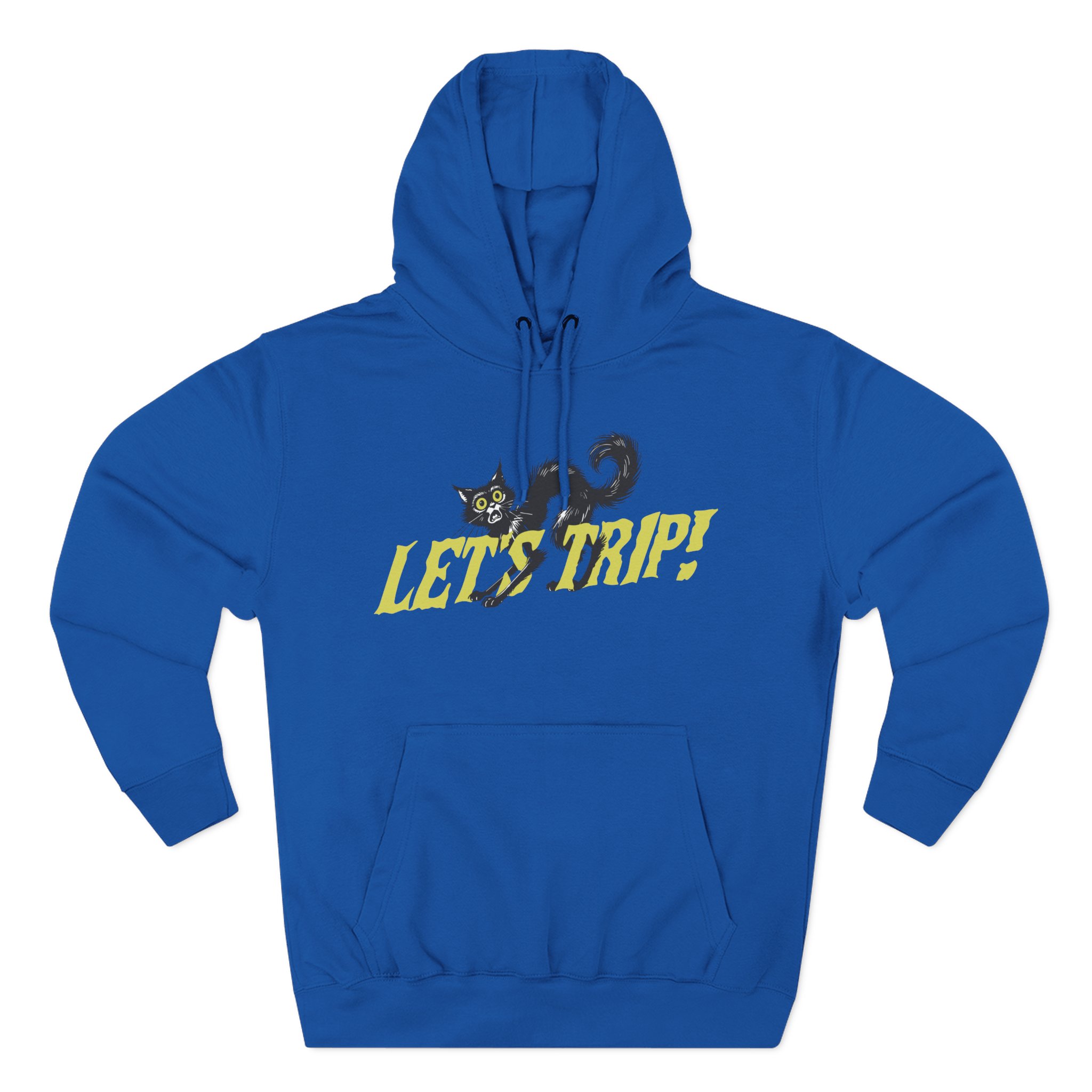Sturniolo Let's Trip Cat Three-Panel Fleece Hoodie