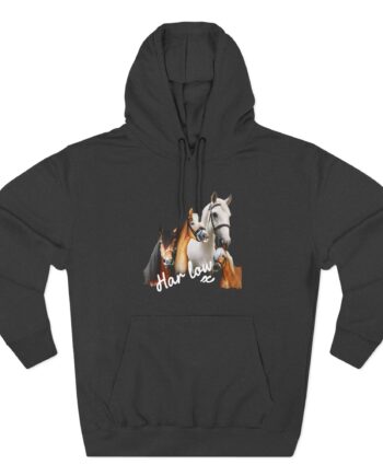 Harlow and Popcorn Three-Panel Fleece Hoodie