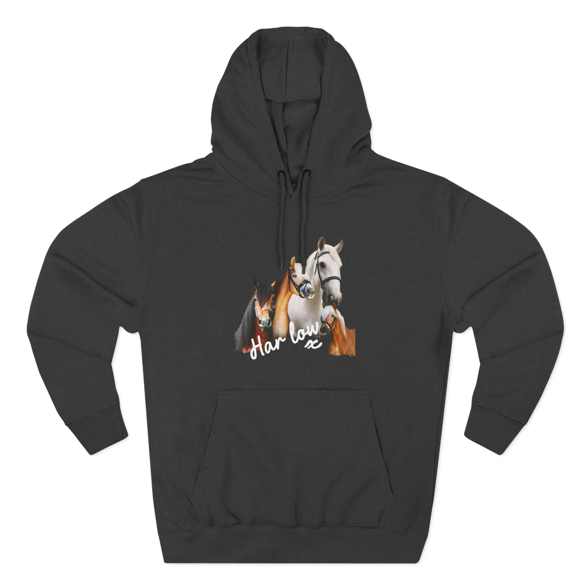 Harlow and Popcorn Three-Panel Fleece Hoodie