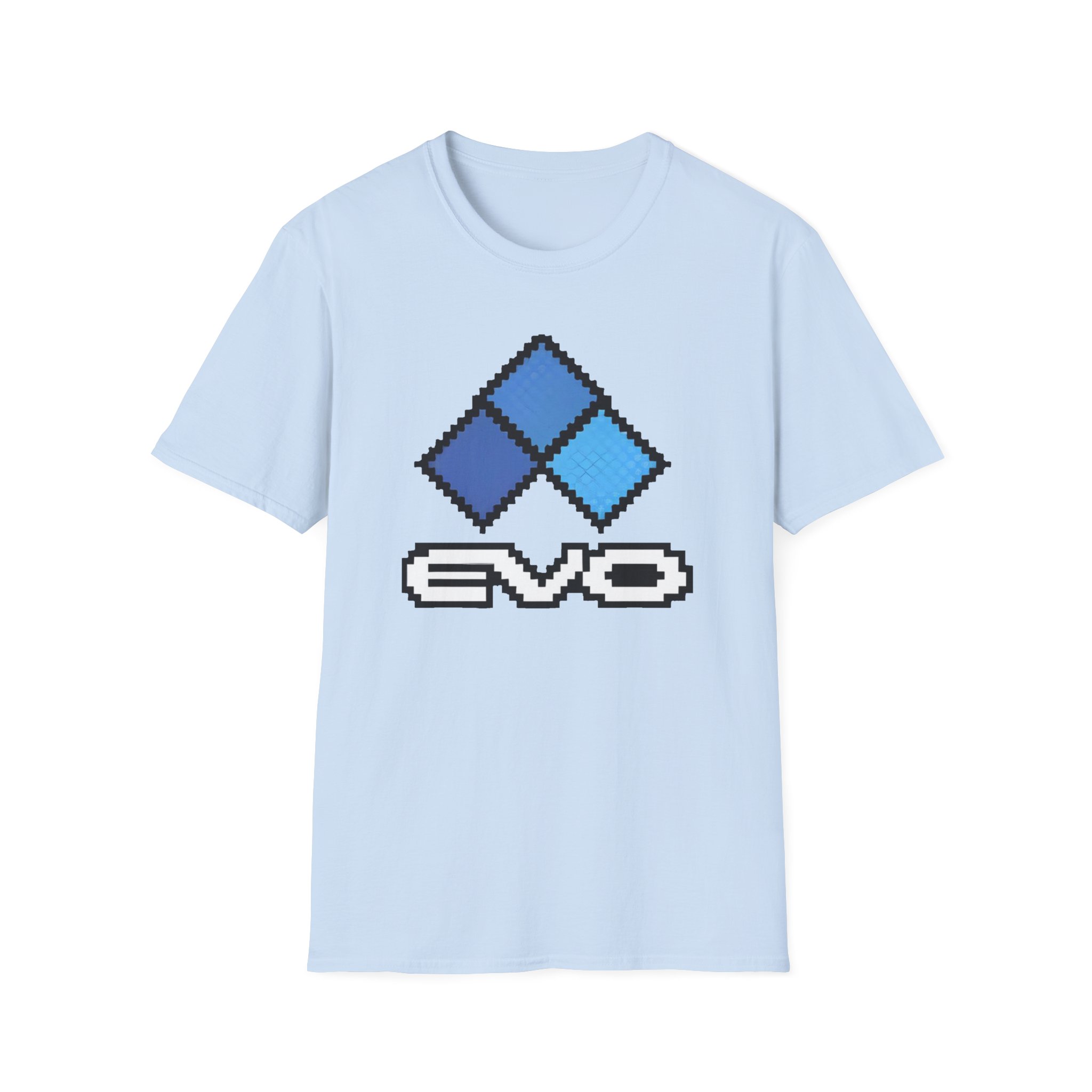 Evo 8 Bit Logo Returns Unisex Softstyle T-Shirt