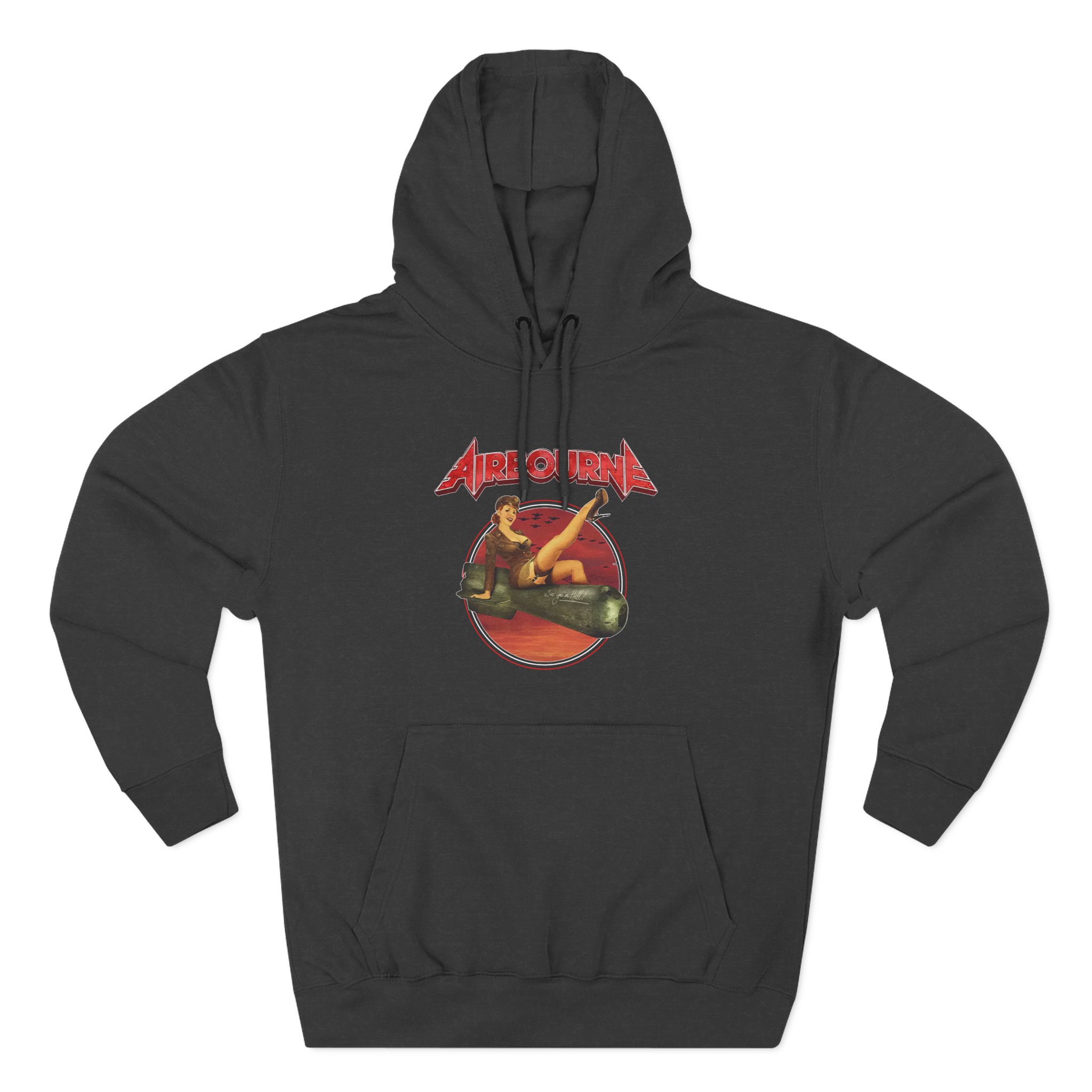Airbourne Bomb Girl Three-Panel Fleece Hoodie