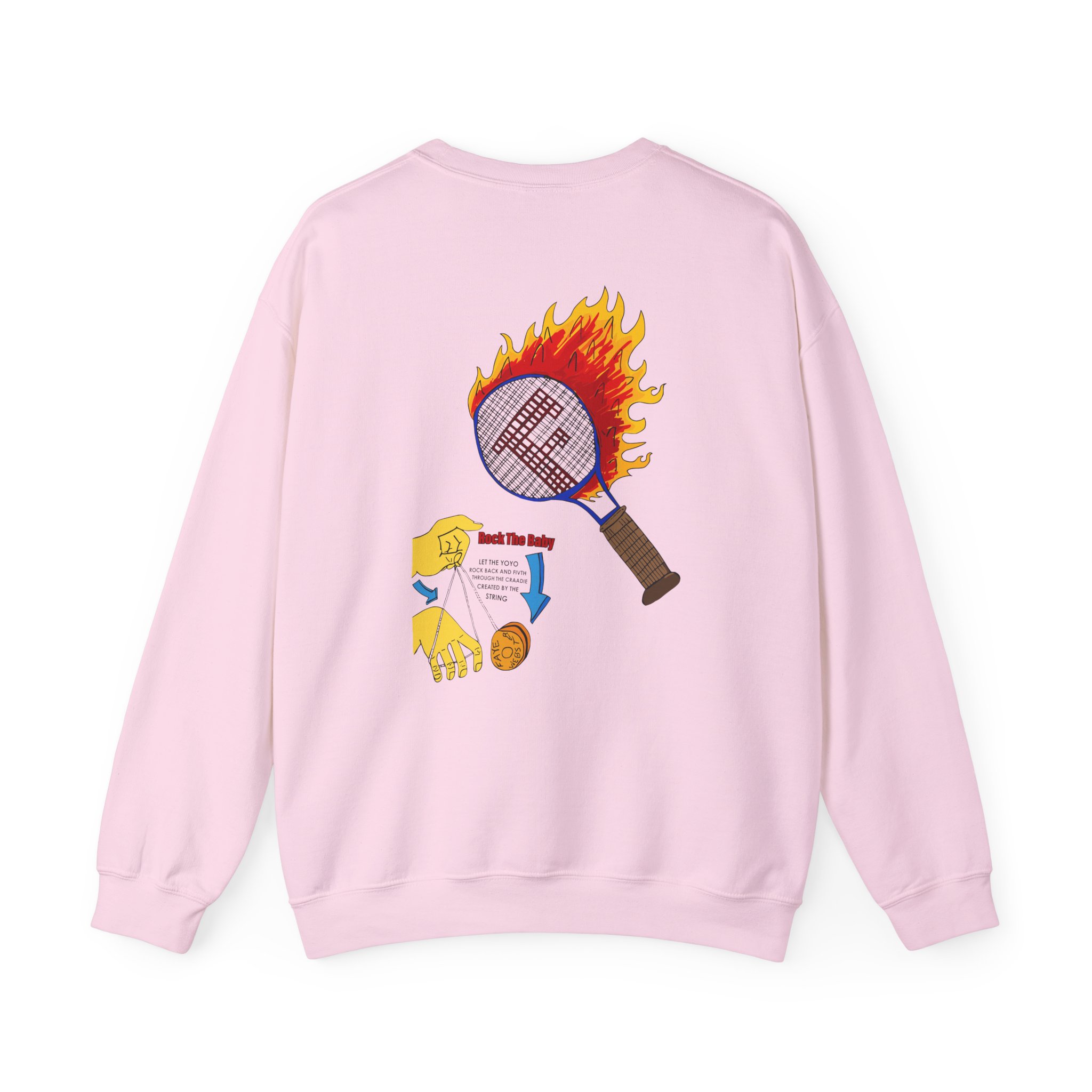 Faye Webster Felt Tip Unisex Heavy Blendâ„¢ Crewneck Sweatshirt