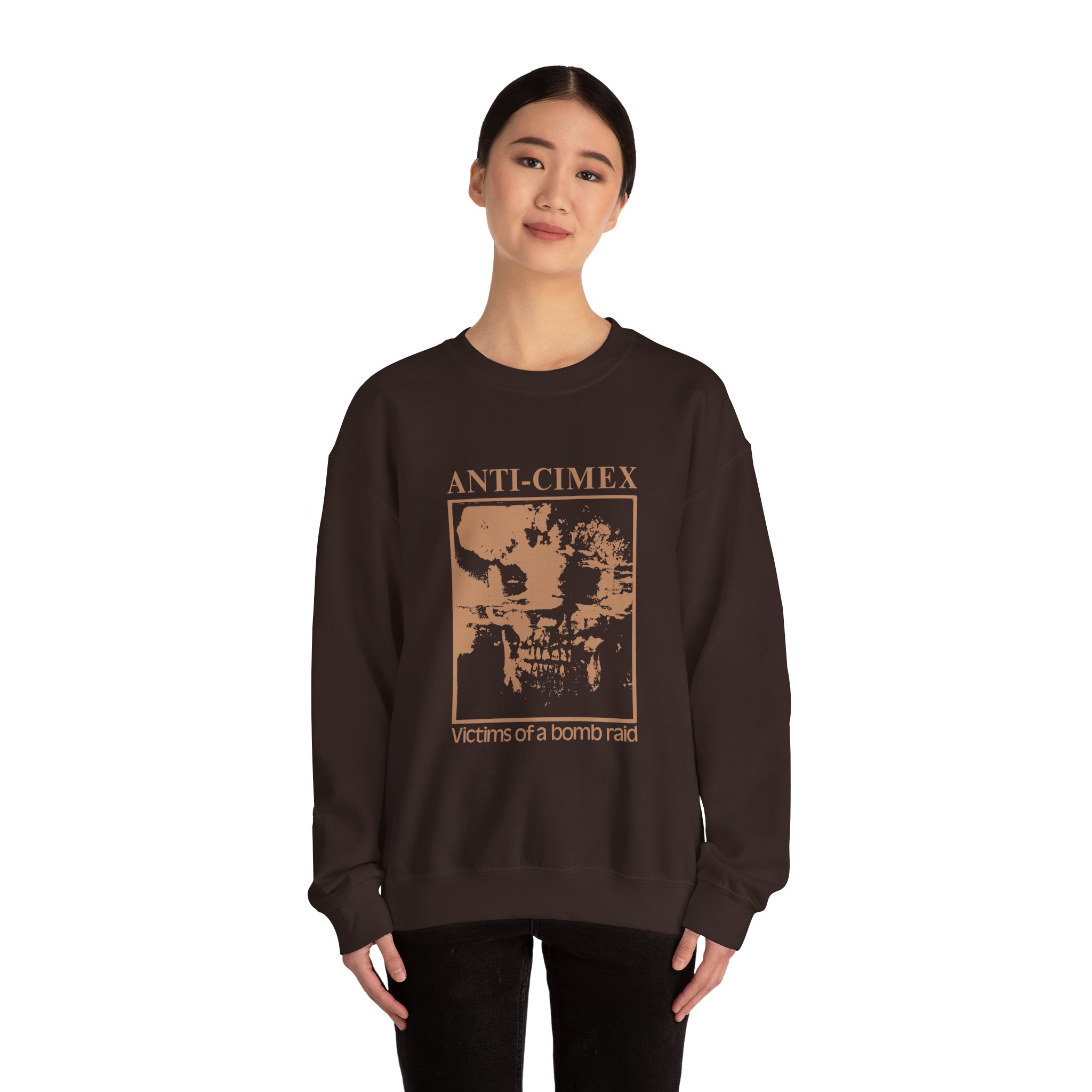 Anti Cimex Victims of a Bomb Raid Unisex Heavy Blend Crewneck Sweatshirt