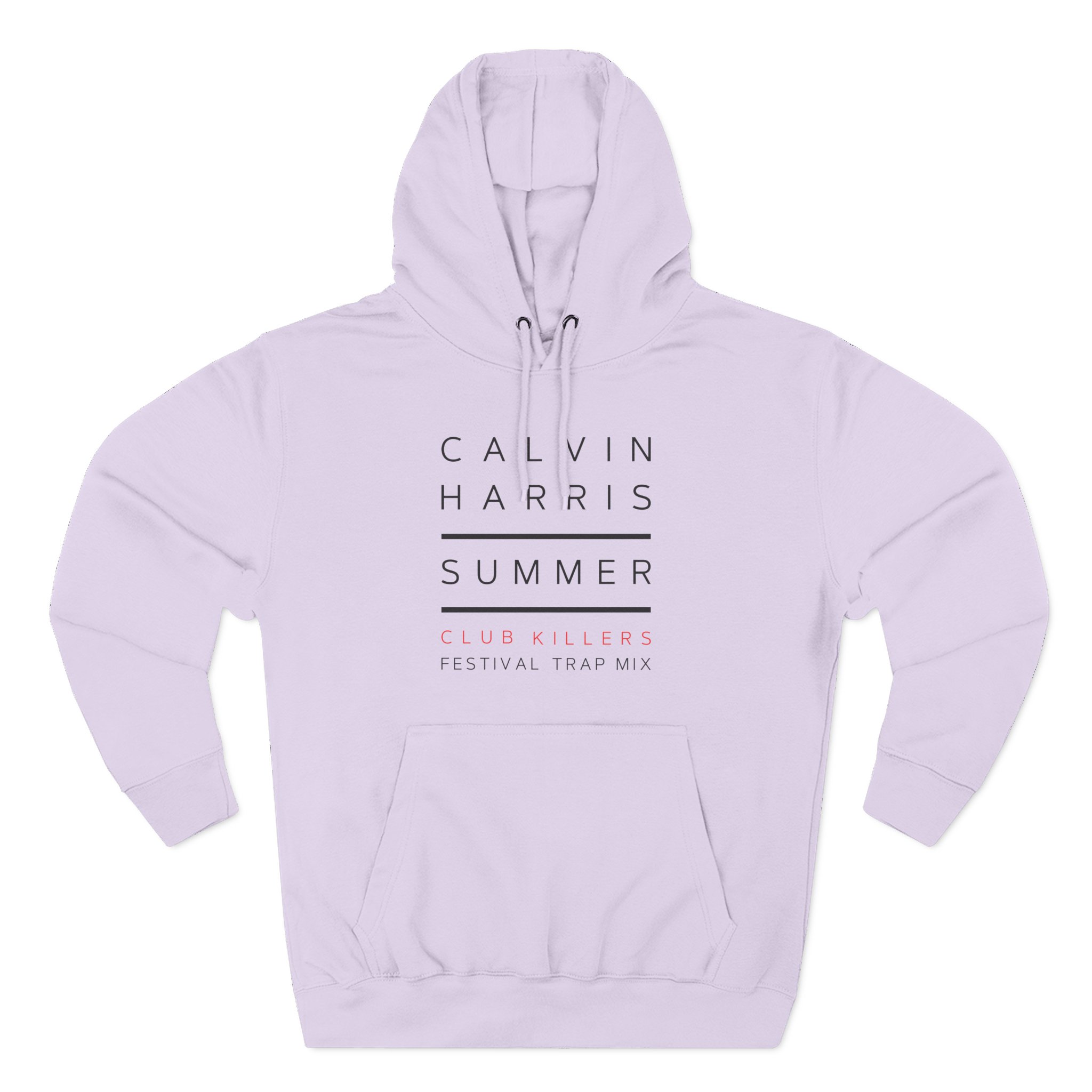 Calvin Harris Summer 4 Album Cover Three-Panel Fleece Hoodie