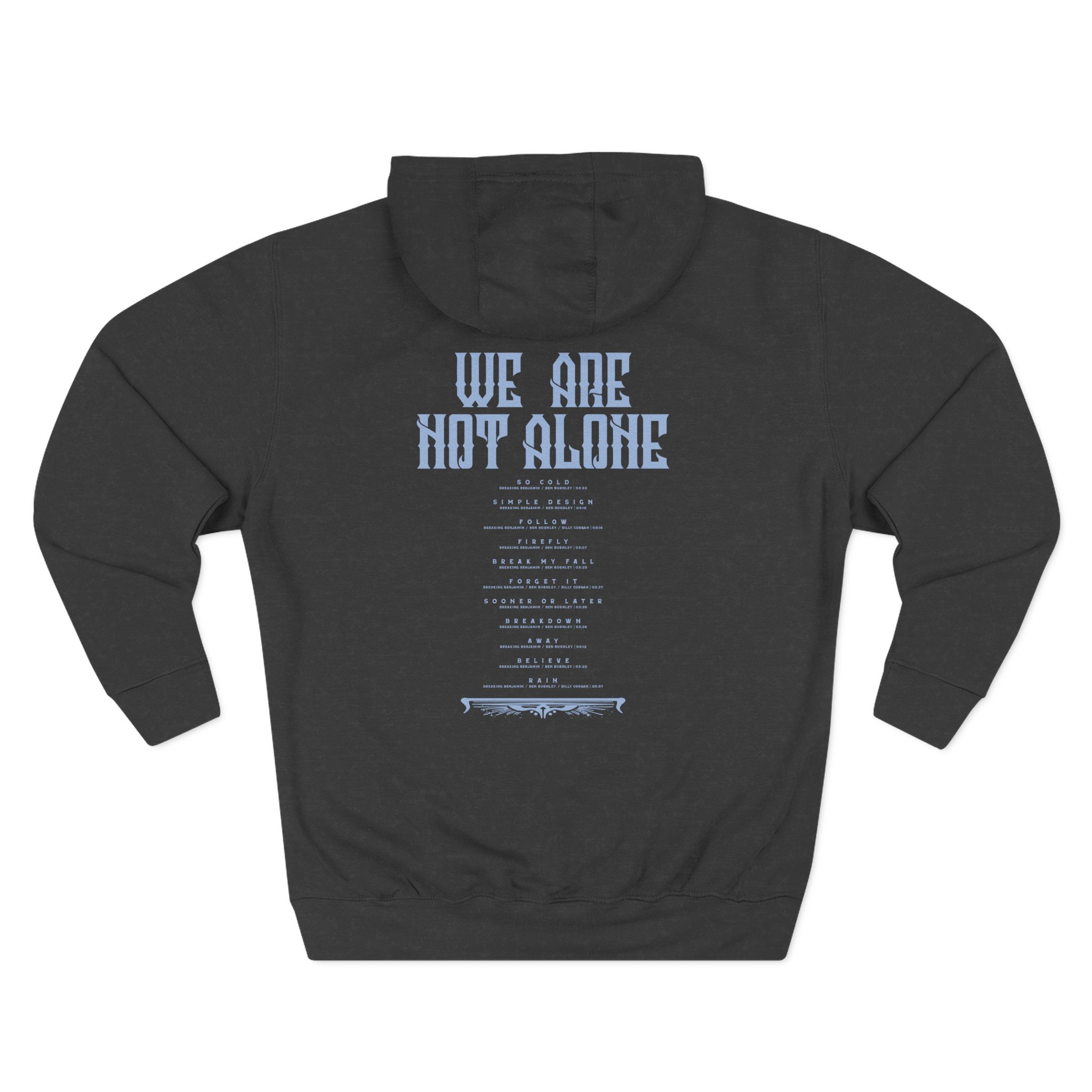 Breaking Benjamin We Are Not Alone 20th-anniversary Three-Panel Fleece Hoodie