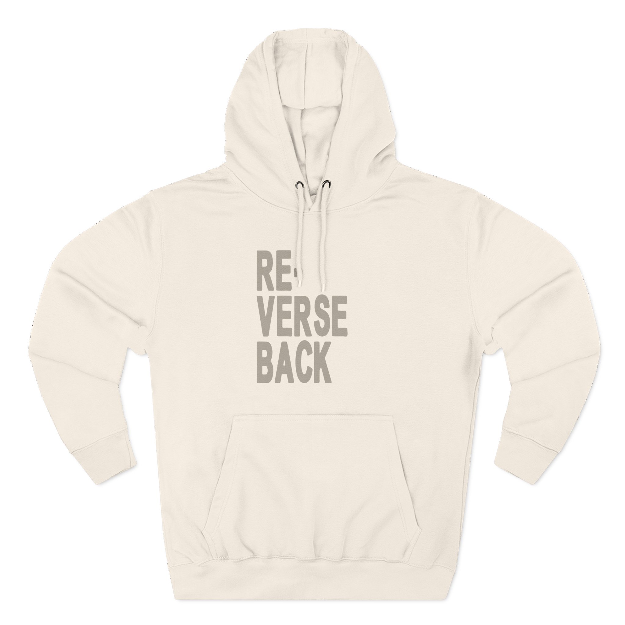 Armchair Expert Reverse Back Three-Panel Fleece Hoodie