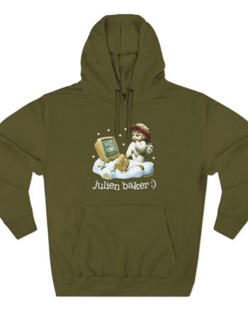 Julien Baker Online Angel Three-Panel Fleece Hoodie