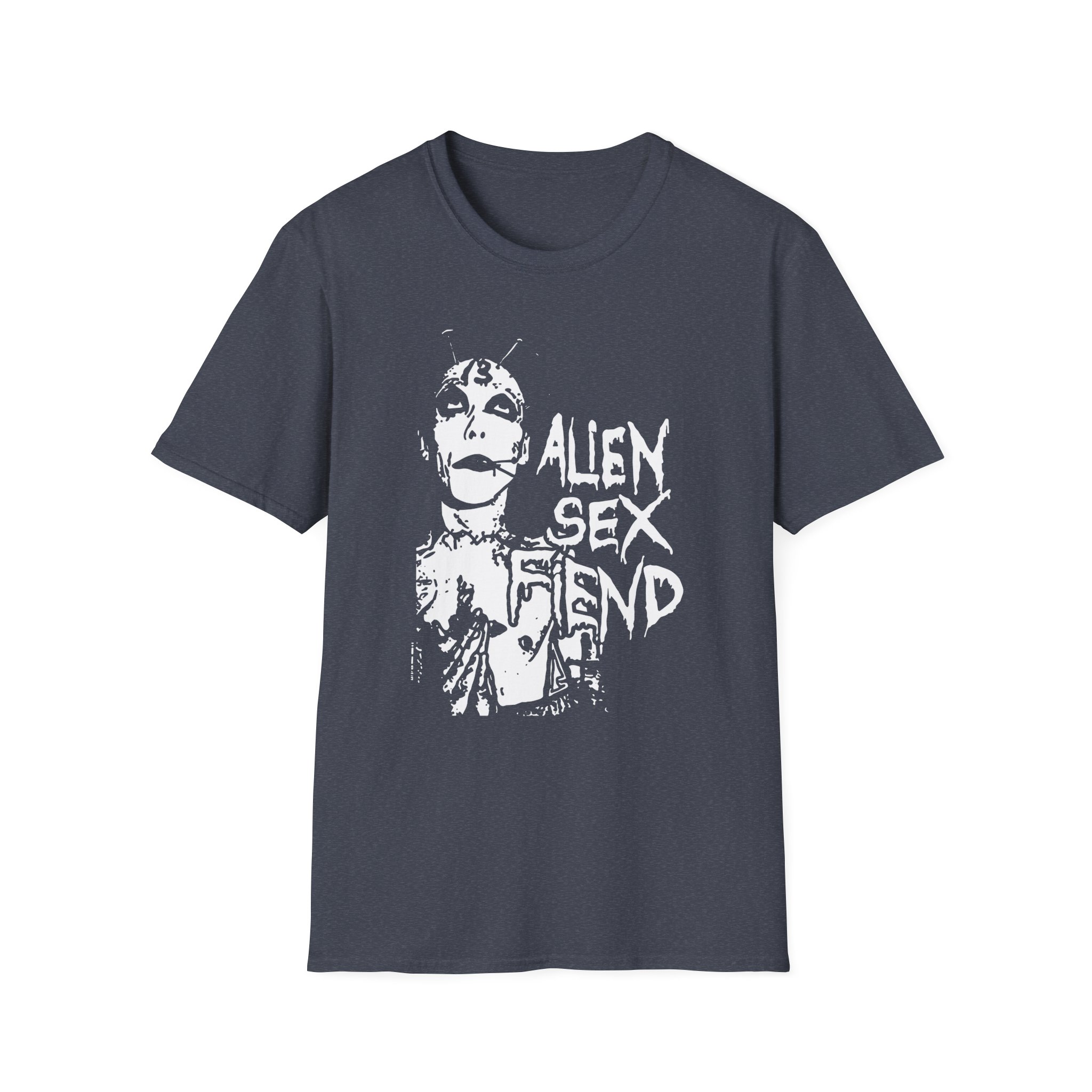 Alien Sex Fiend 13 Head Unisex Softstyle T-Shirt