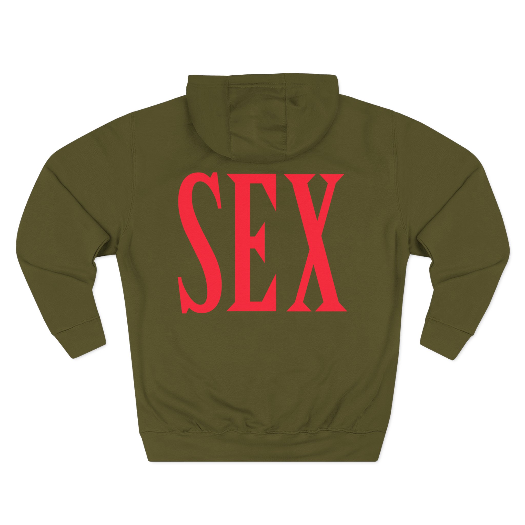 Sexmane Three-Panel Fleece Hoodie
