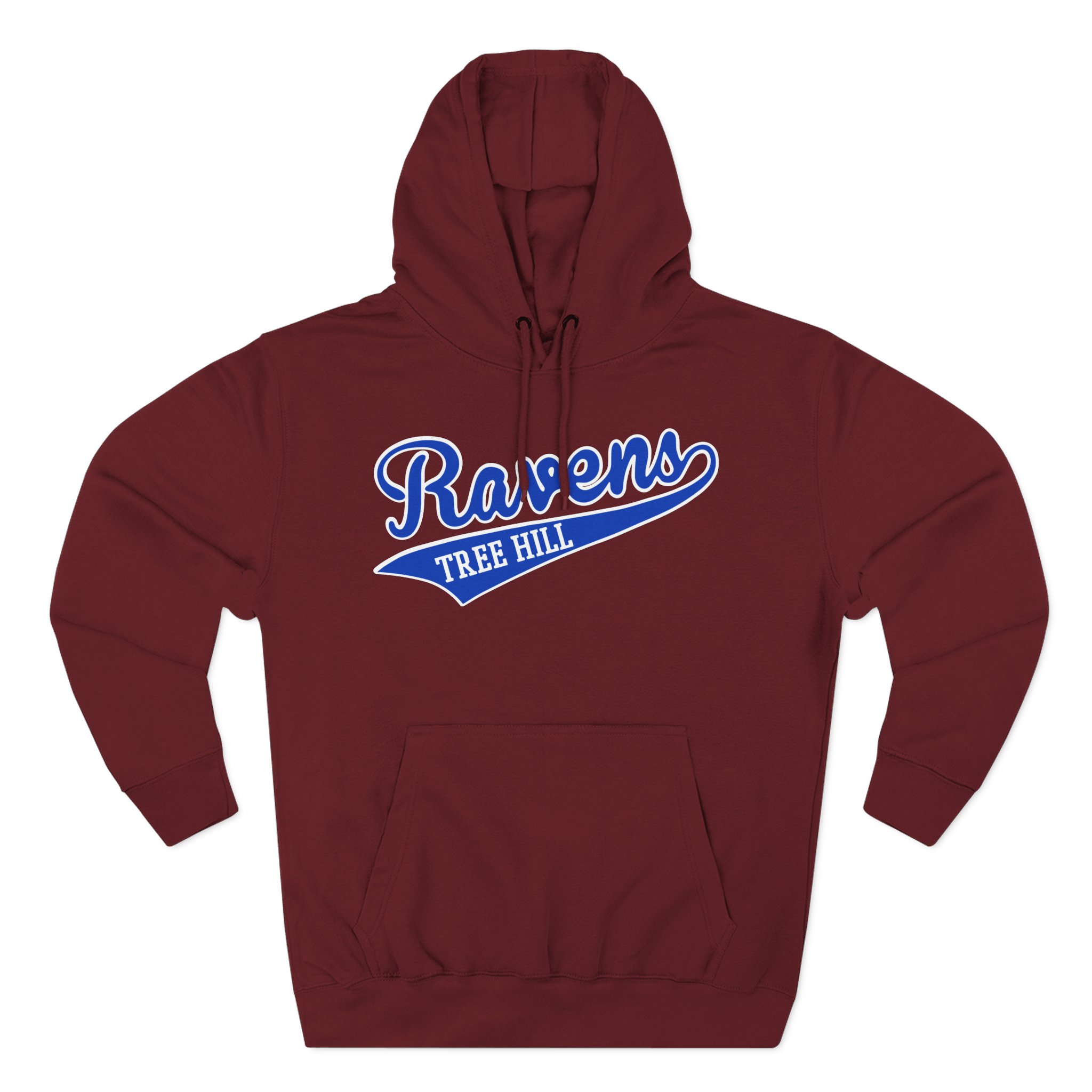 Tree Hill Ravens Swoosh Three-Panel Fleece Hoodie