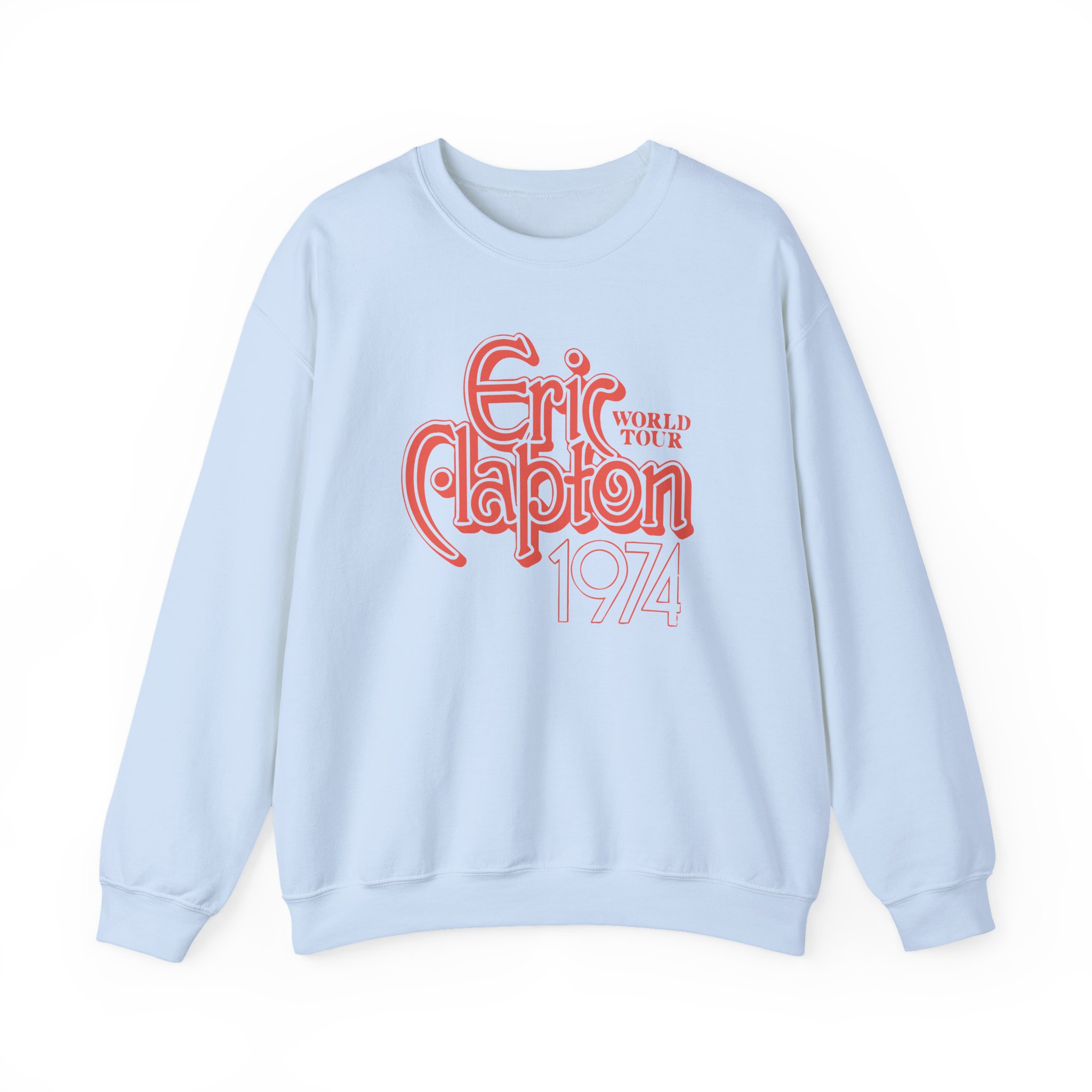 Eric Clapton World Tour 1974 Unisex Heavy Blendâ„¢ Crewneck Sweatshirt