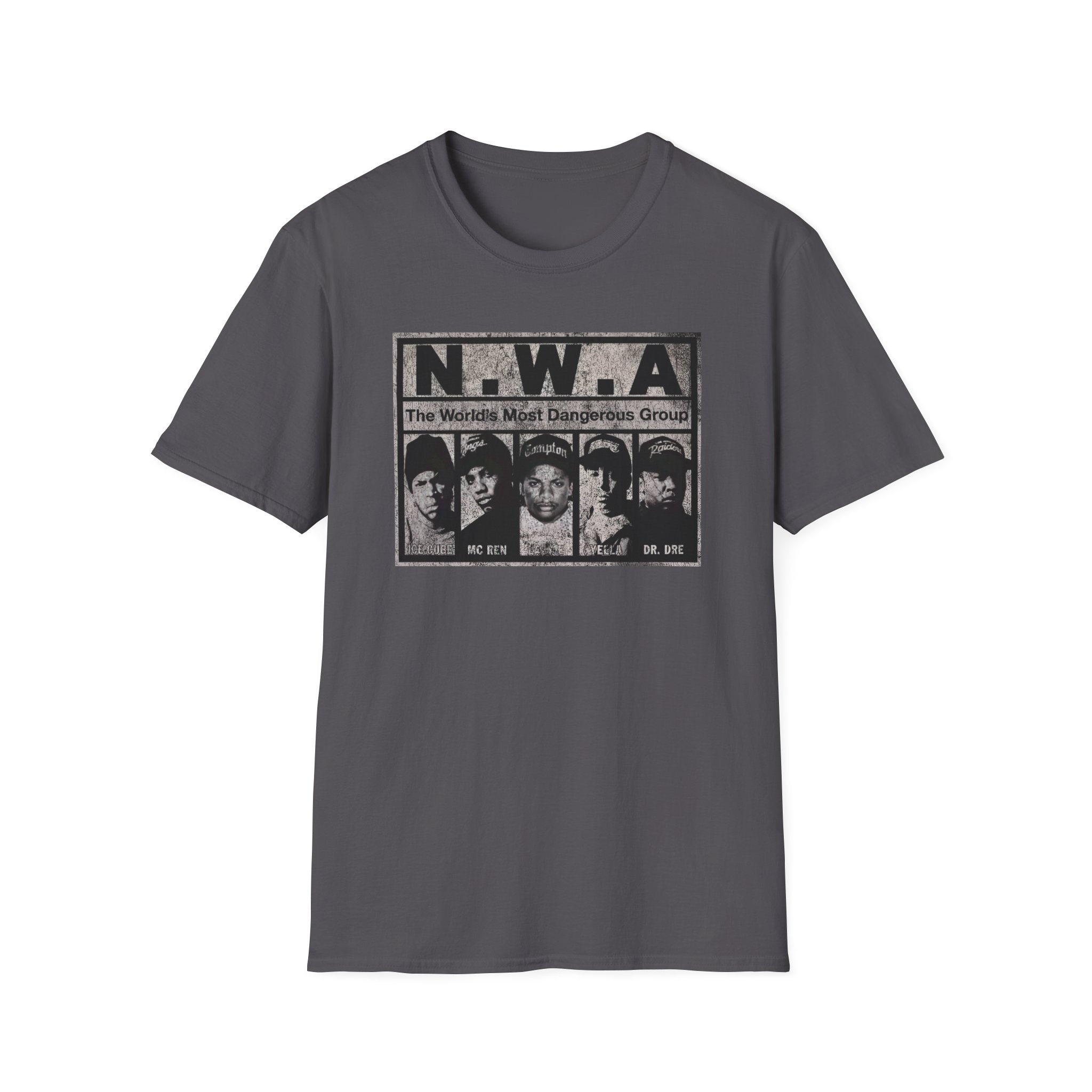 NWA The World's Most Dangerous Group Unisex Softstyle T-Shirt