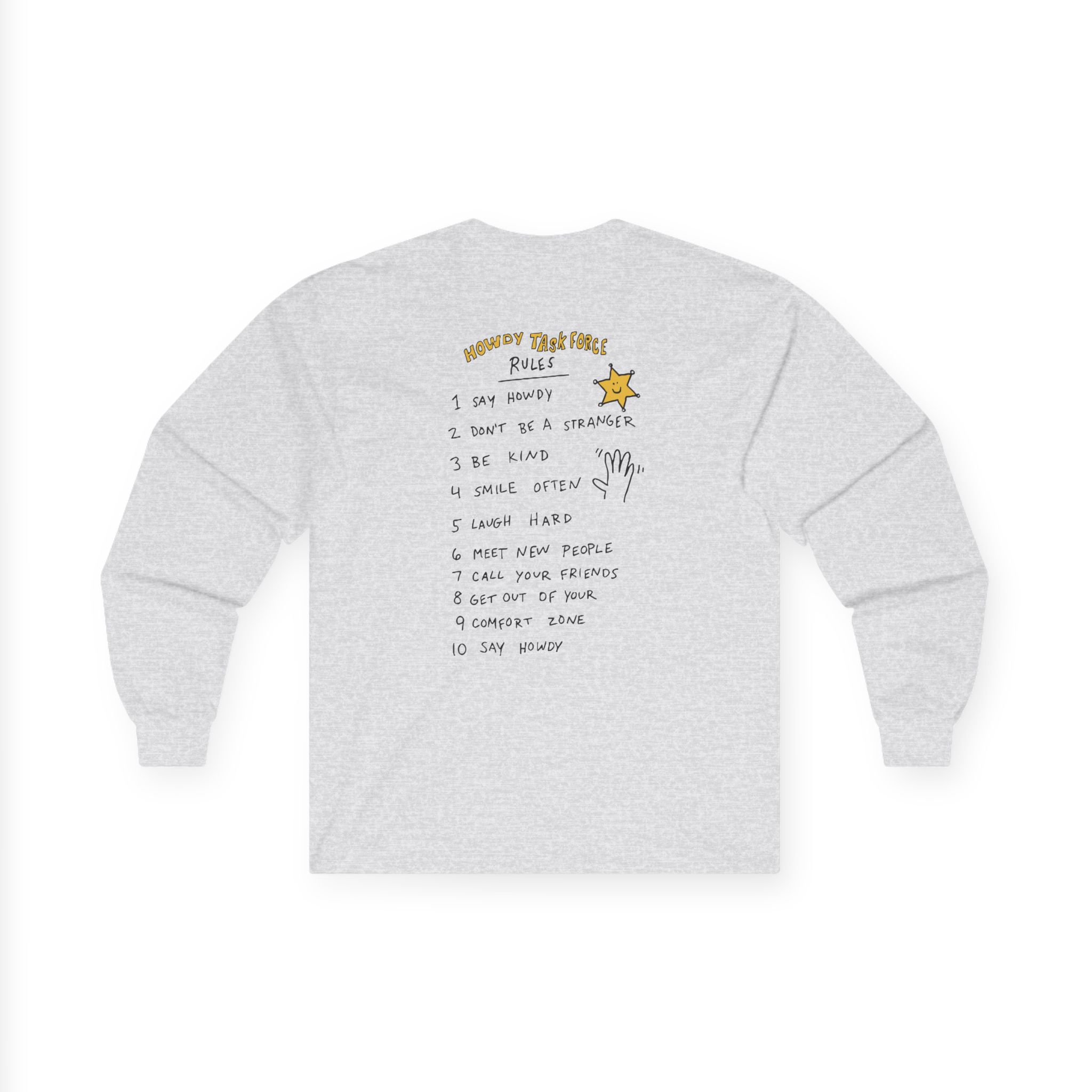 Ryan Trahan Howdy Task Force Unisex Ultra Cotton Long Sleeve Tee