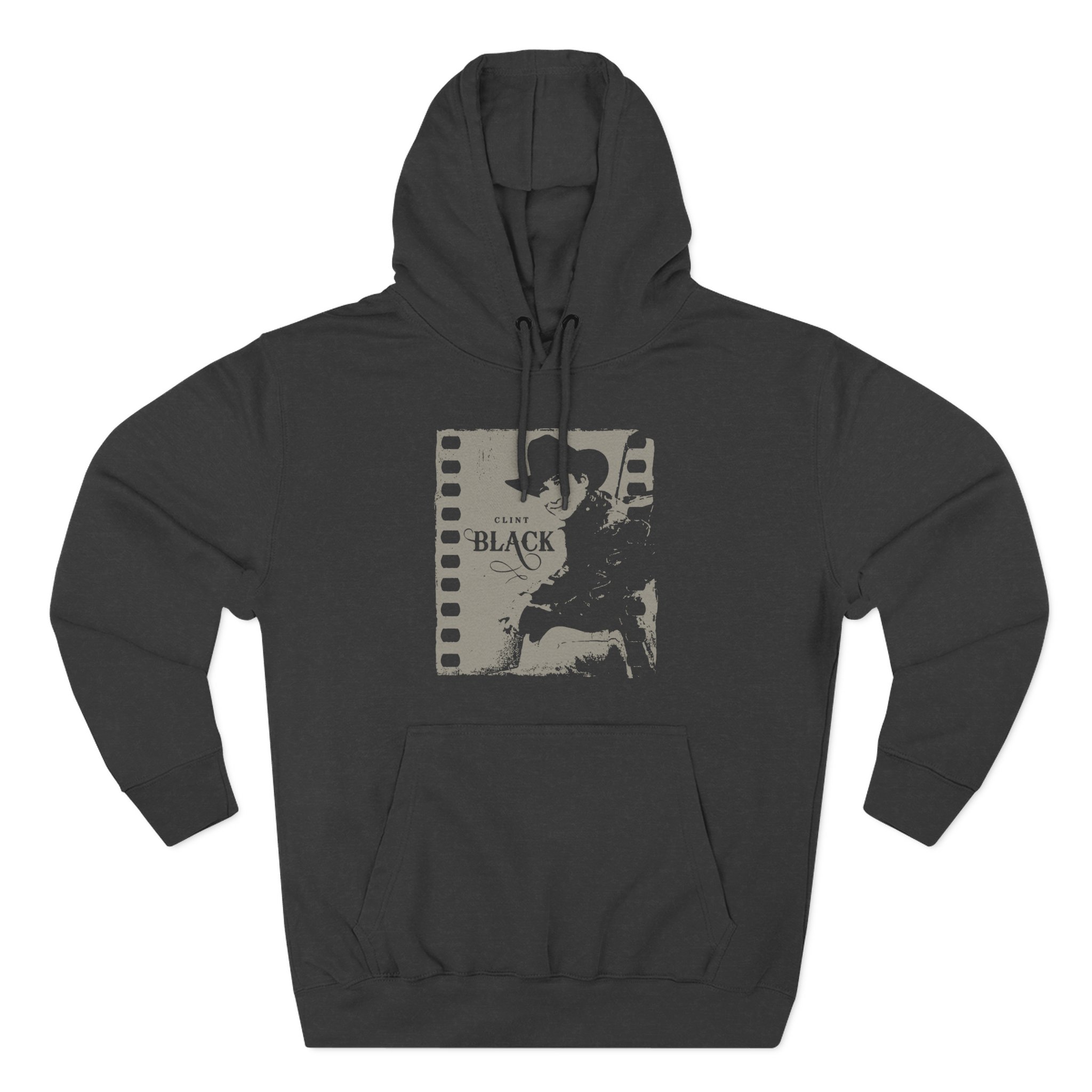 Clint Black Classic Three-Panel Fleece Hoodie