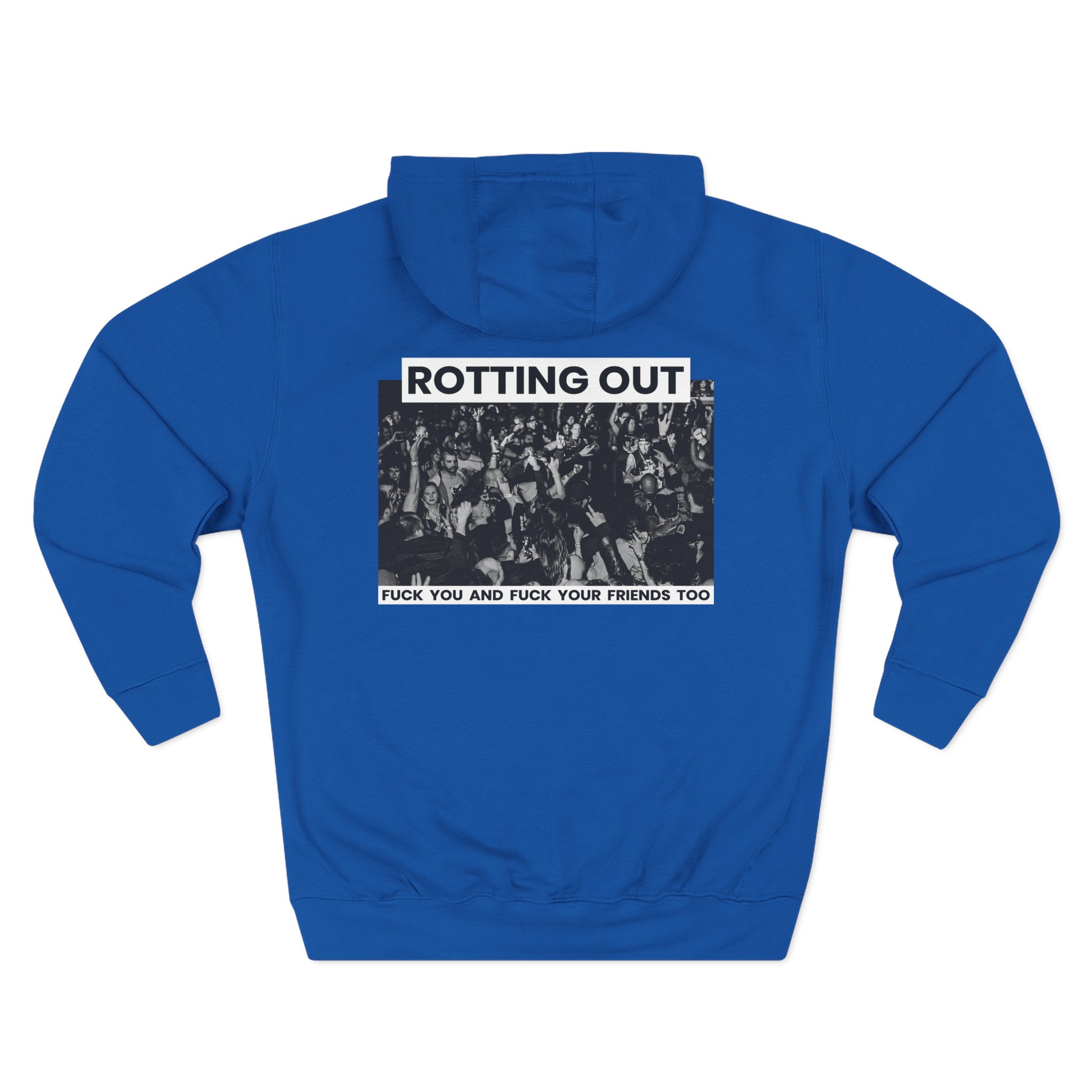 Rotting Out Three-Panel Fleece Hoodie