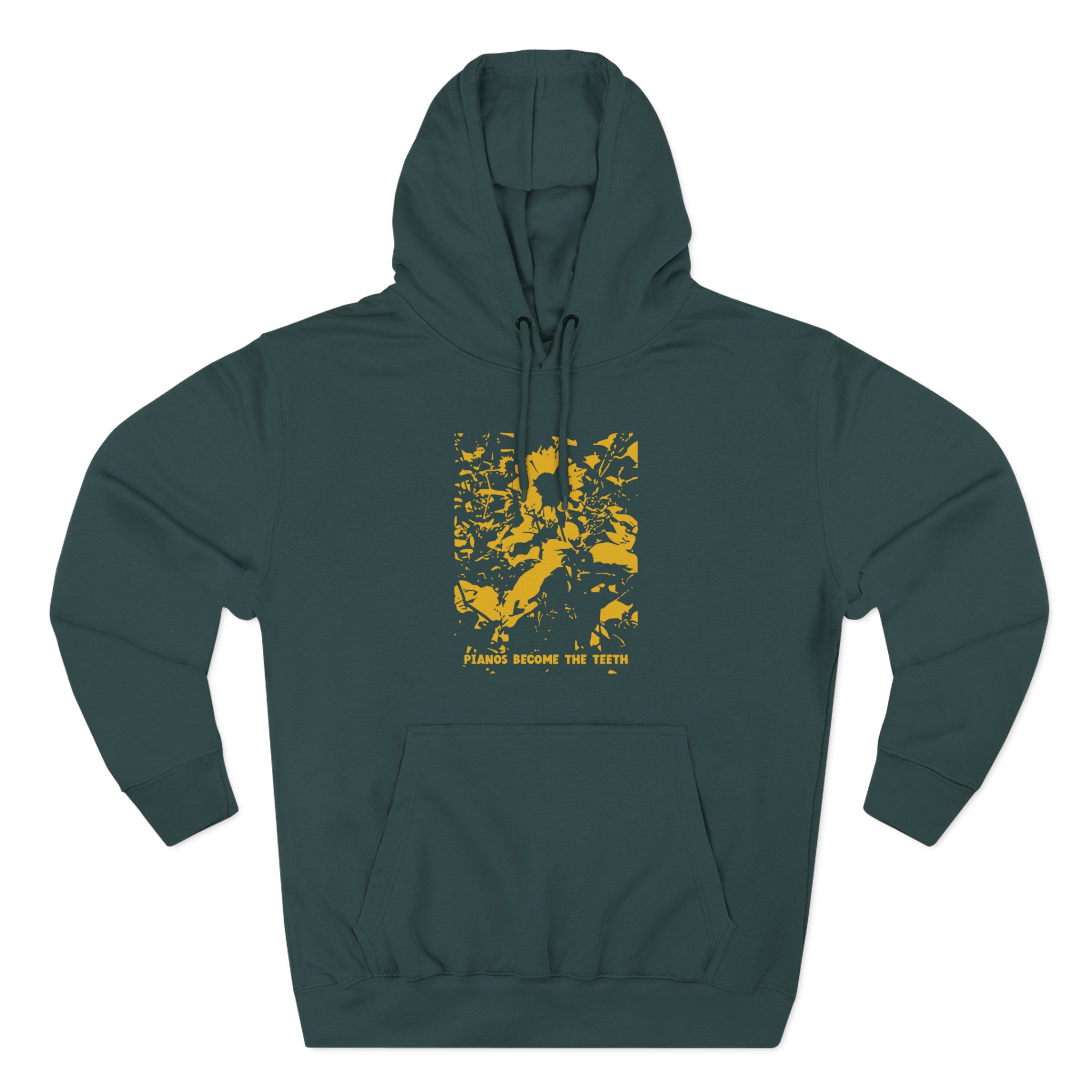 Pianos Become the Teeth Flowers Three-Panel Fleece Hoodie