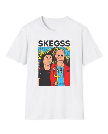 Skegss Gothic America Unisex Softstyle T-Shirt