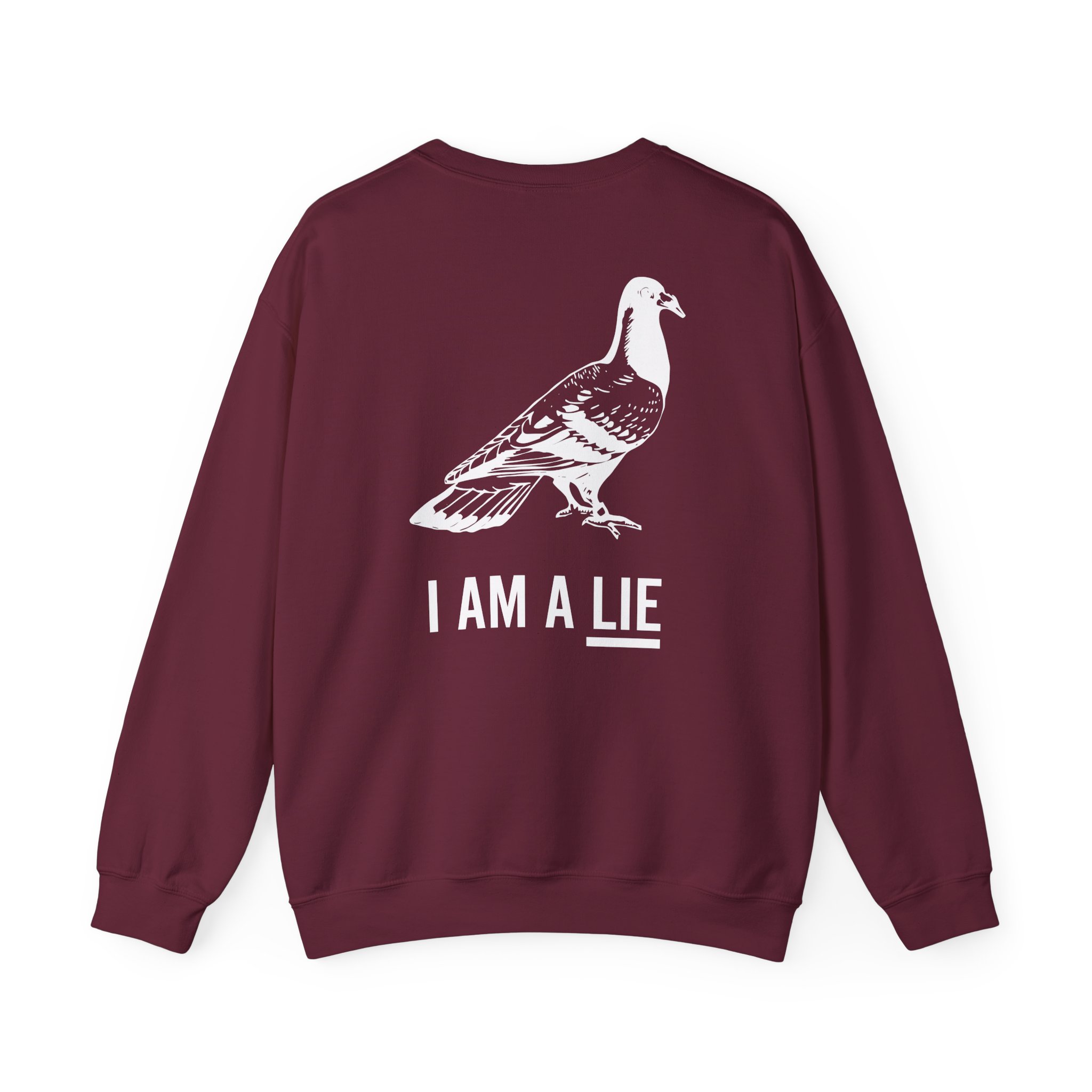 Birds Arent Real I am a Lie Unisex Heavy Blendâ„¢ Crewneck Sweatshirt