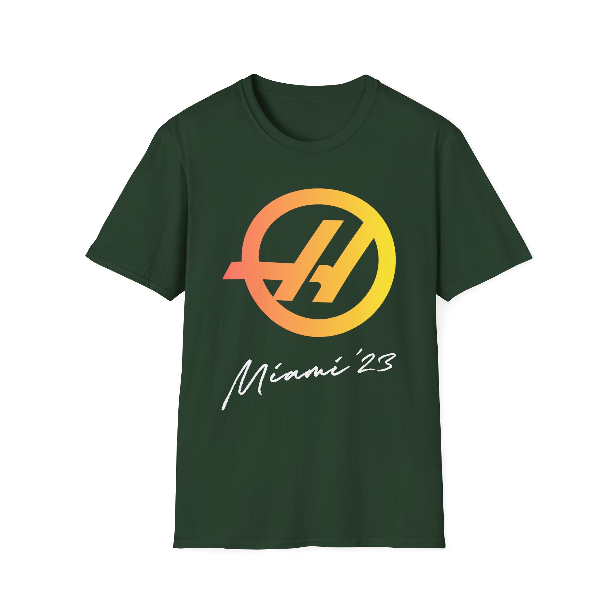 Haas F1 Miami Gp Unisex Softstyle T-Shirt