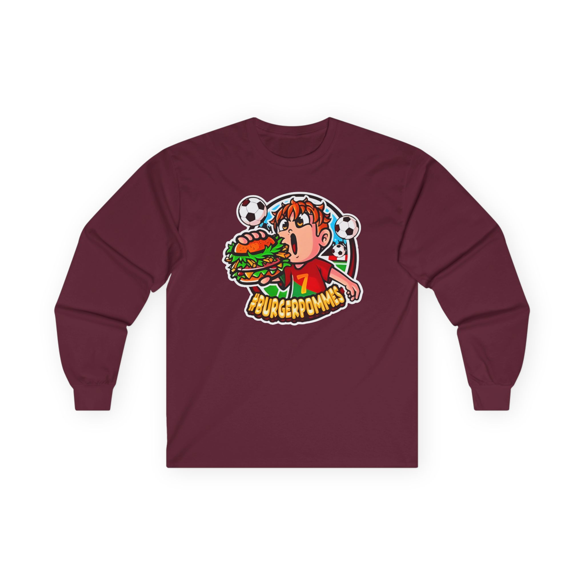 Burger Pommes Unisex Ultra Cotton Long Sleeve Tee