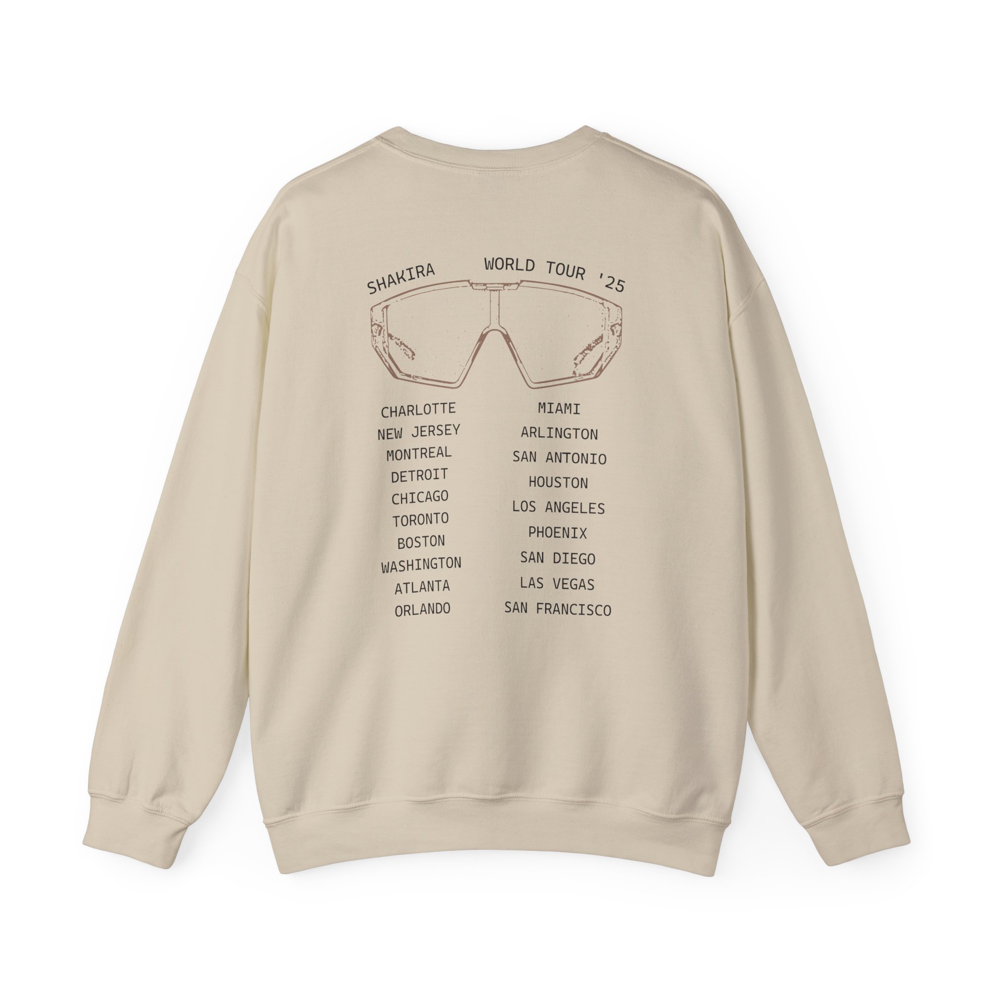Shakira Sunglasses Unisex Heavy Blendâ„¢ Crewneck Sweatshirt