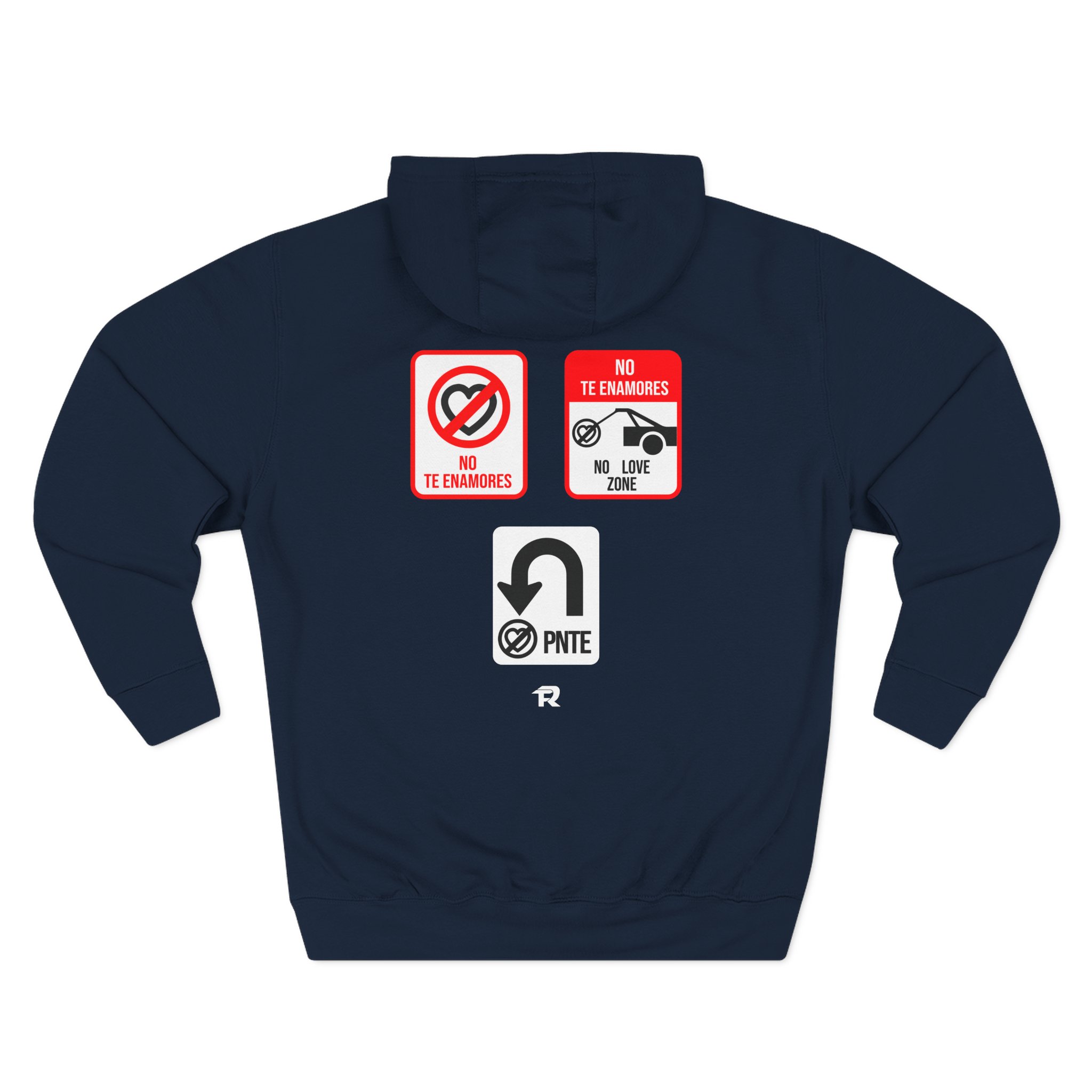 Fuerza Regida No Love Zone Three-Panel Fleece Hoodie