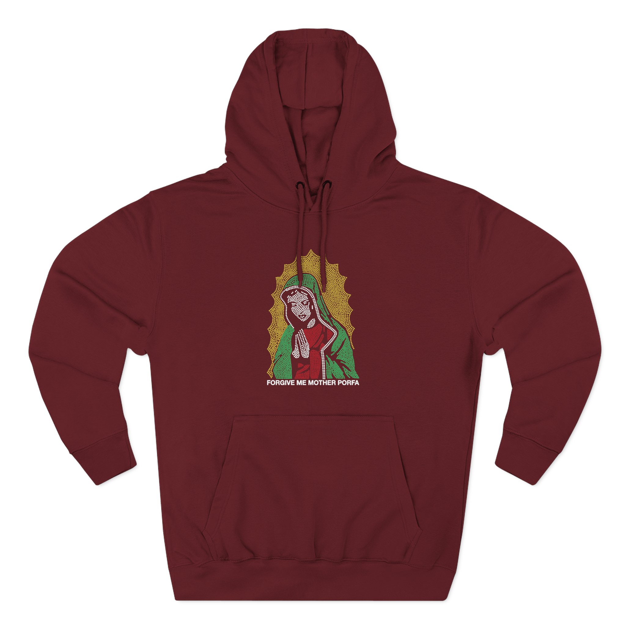 Porfa Forgive Me Mother Three-Panel Fleece Hoodie