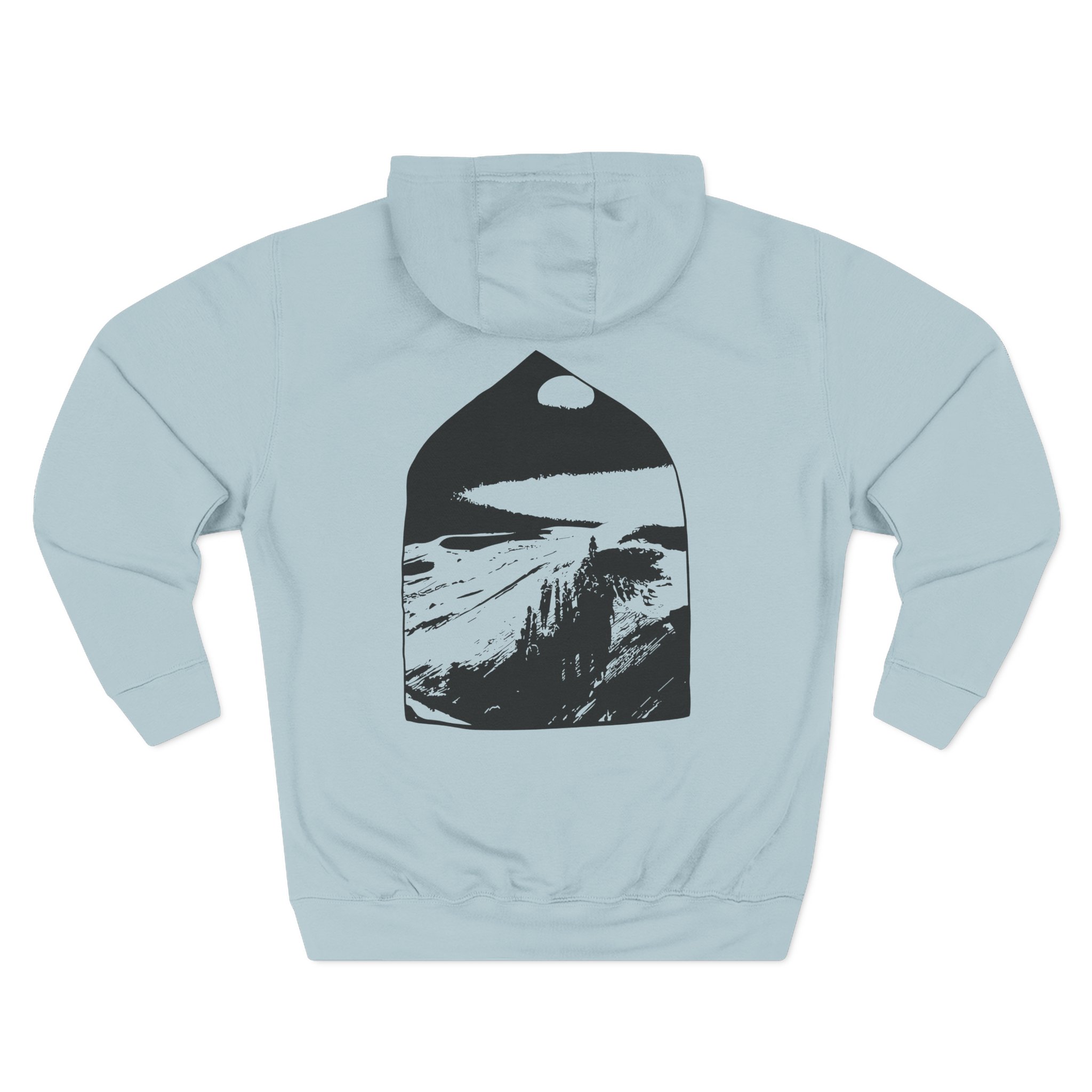 YM Three-Panel Fleece Hoodie