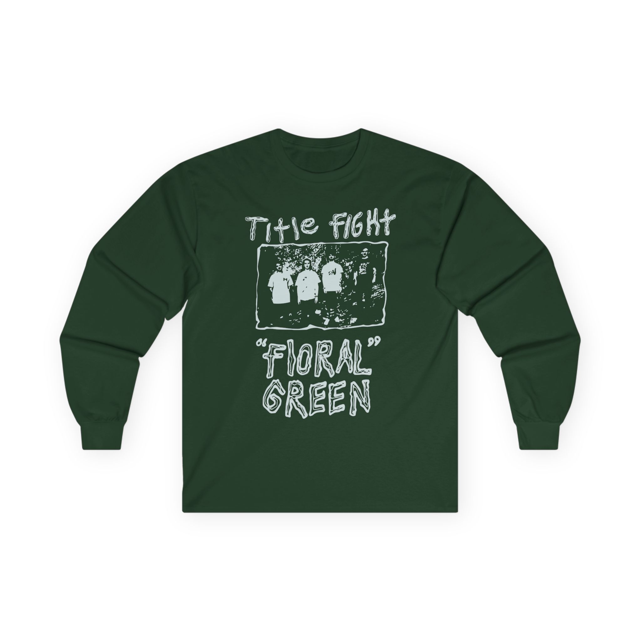 Title Fight Floral Green Unisex Ultra Cotton Long Sleeve Tee