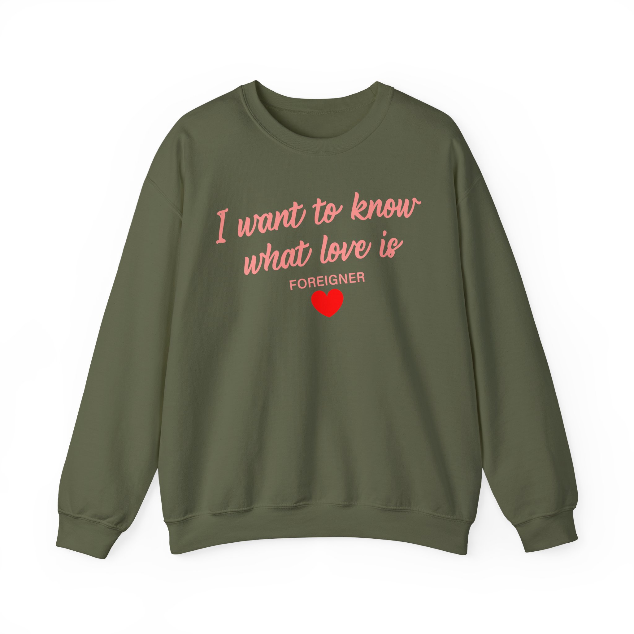 Foreigner I Want to Know What Love is Unisex Heavy Blendâ„¢ Crewneck Sweatshirt