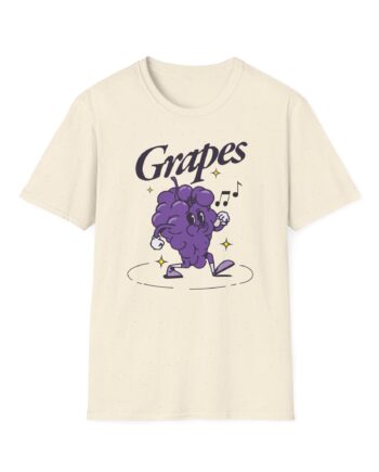 James Marriott Grapes Natural Unisex Softstyle T-Shirt