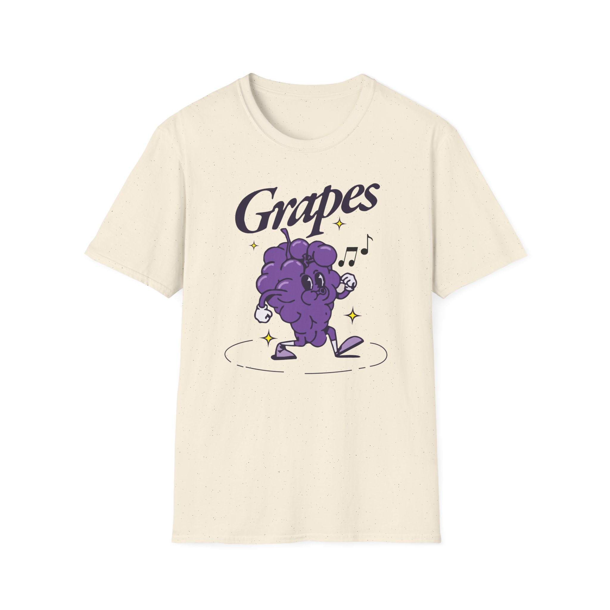 James Marriott Grapes Natural Unisex Softstyle T-Shirt