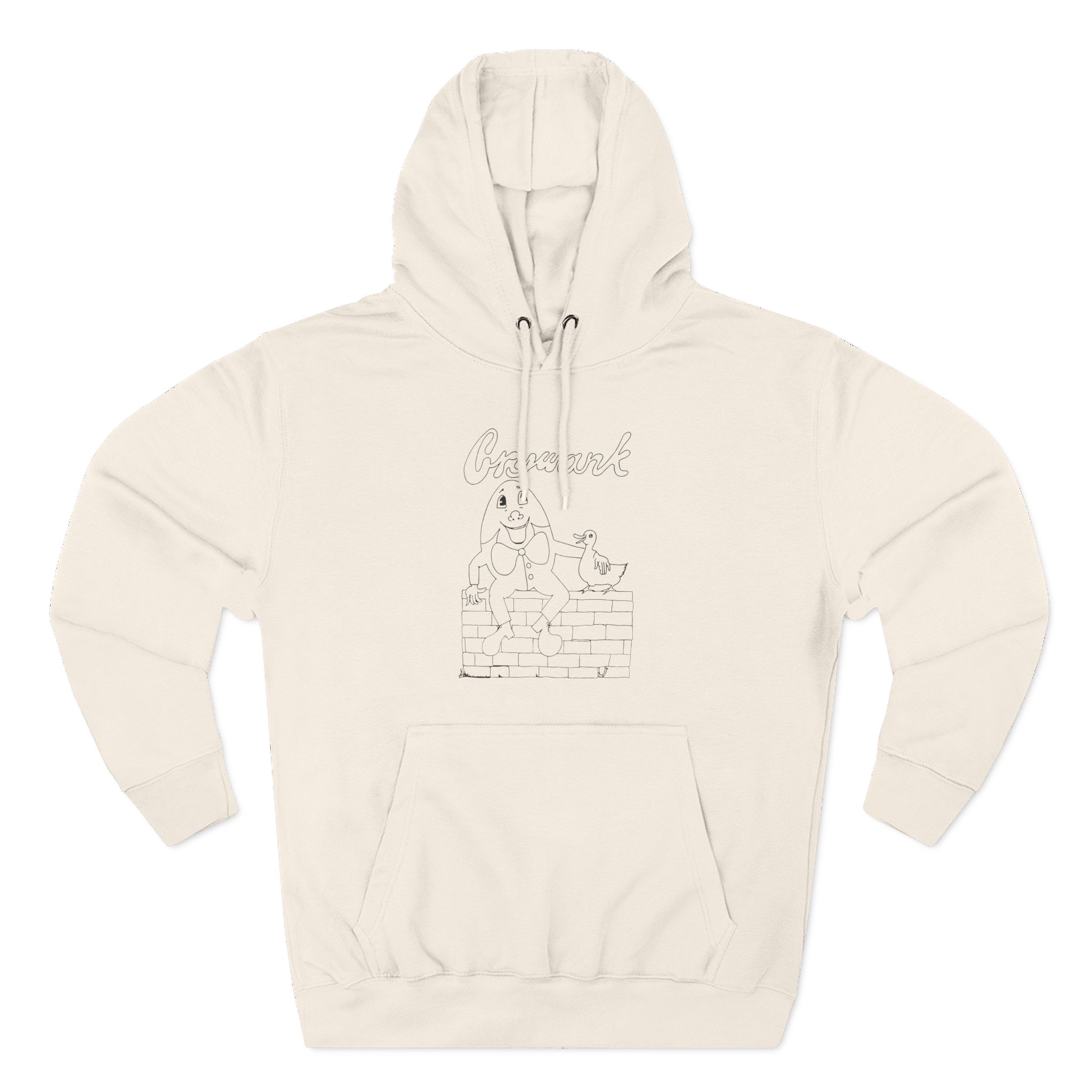 Crywank Three-Panel Fleece Hoodie