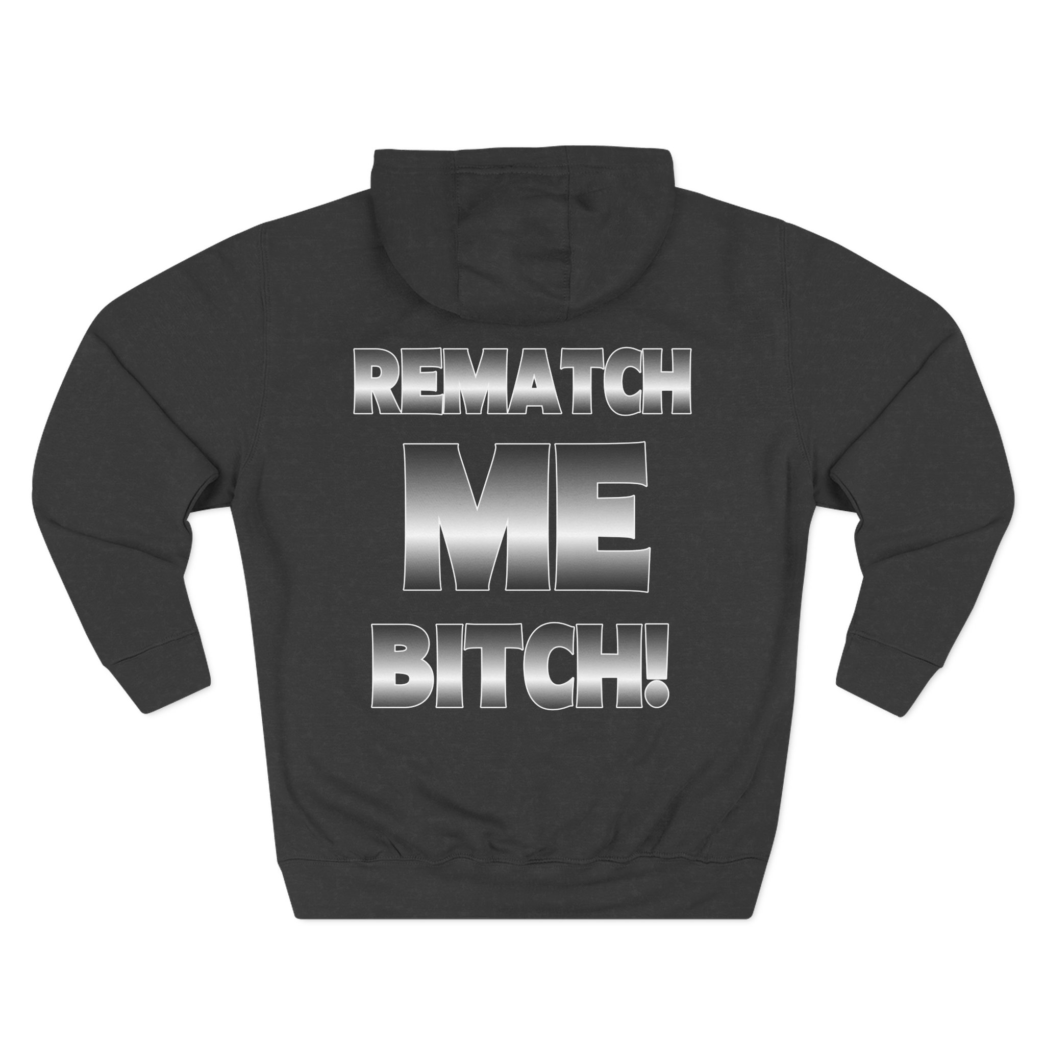 Ryan Garcia Tank’s 1 Fan Rematch Me Bitch Three-Panel Fleece Hoodie