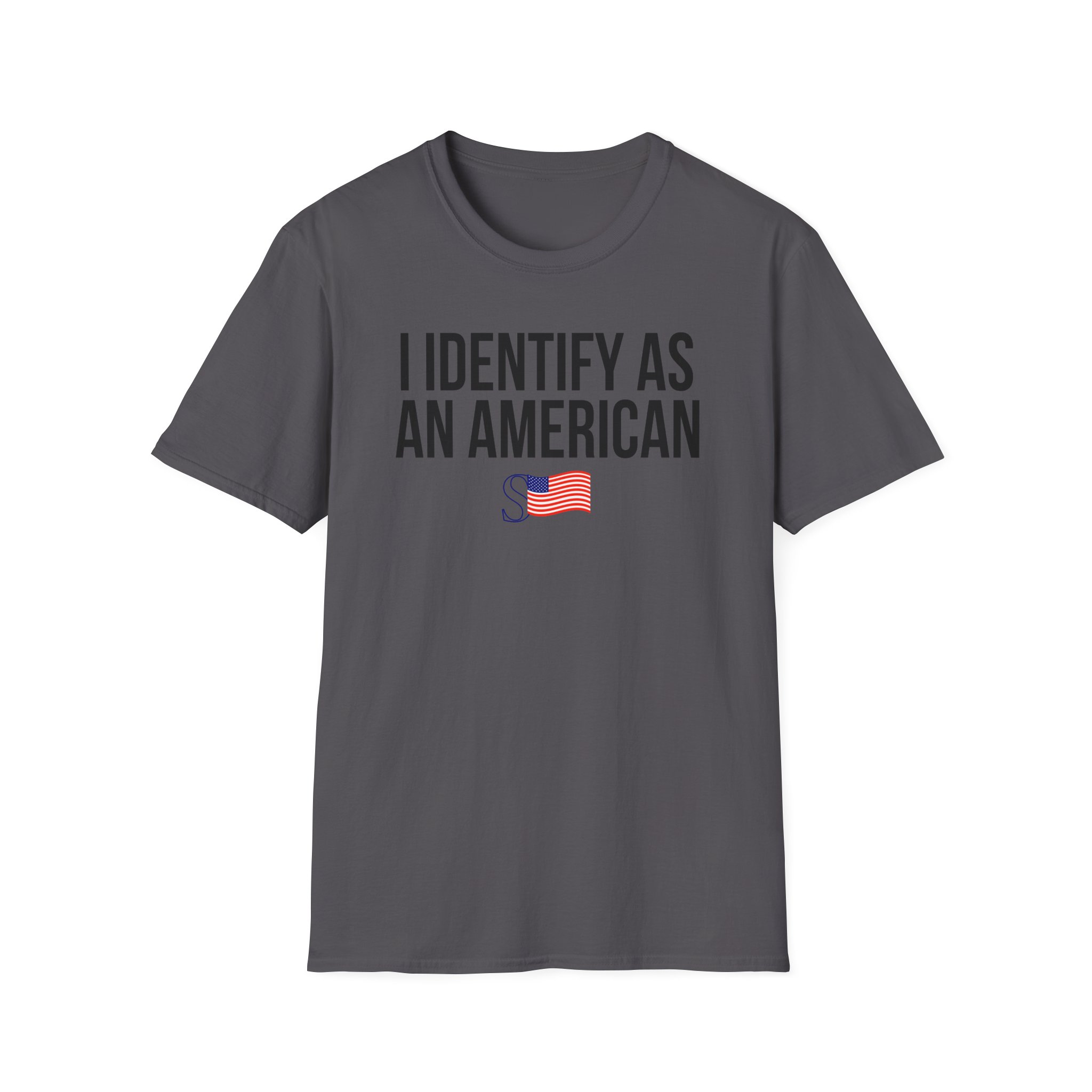 Sean Strickland I Identify as an American Unisex Softstyle T-Shirt