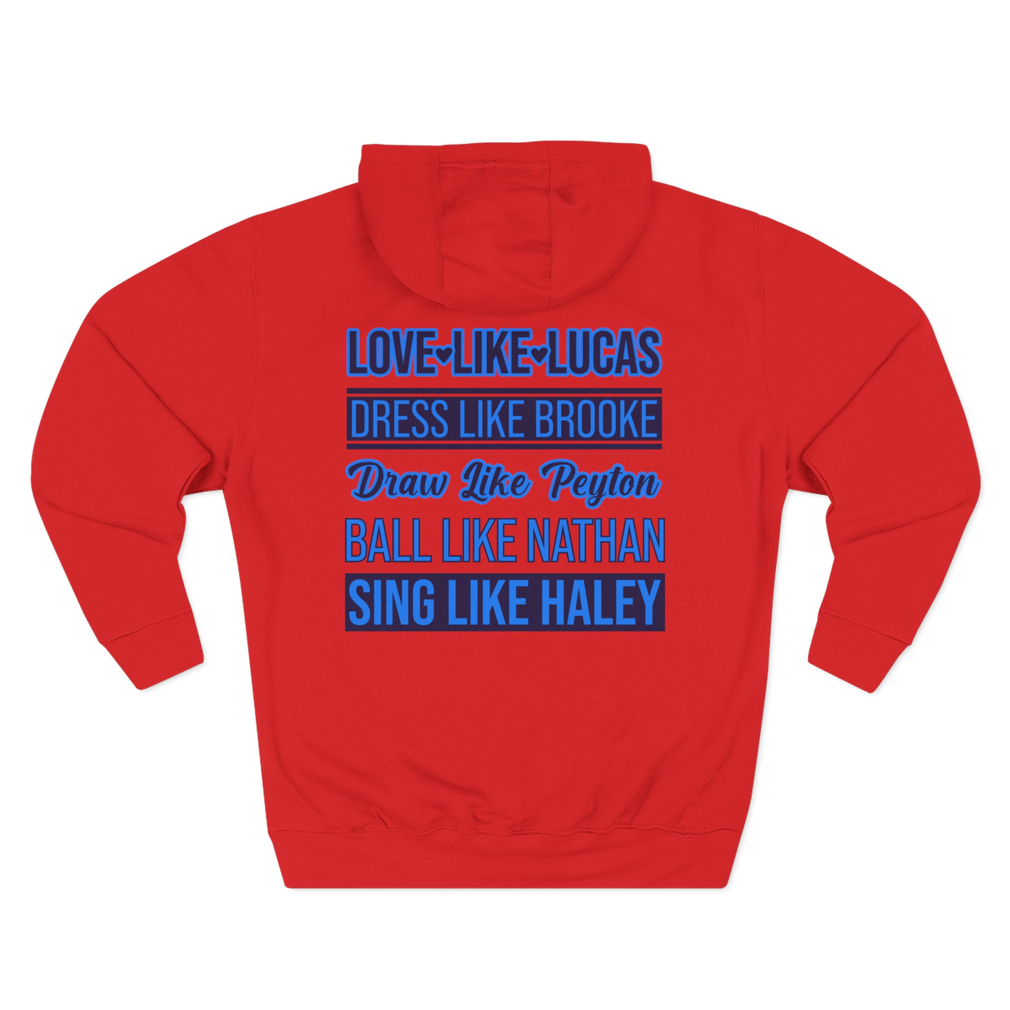 One Tree Hill Love Like Lucas Three-Panel Fleece Hoodie