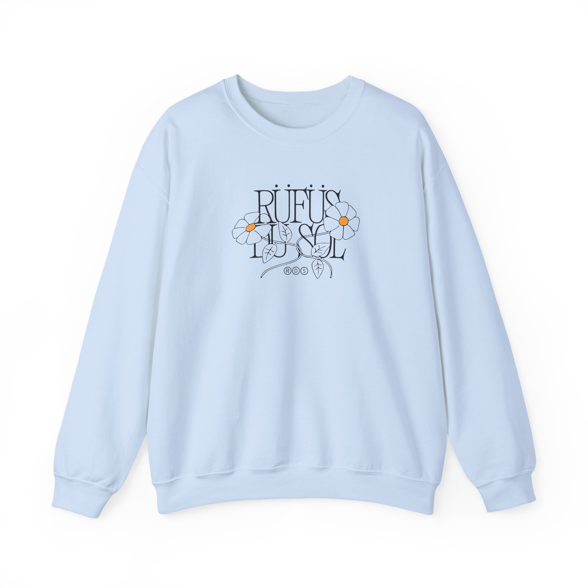 Rufus Du Sol Flower Ecru Unisex Heavy Blendâ„¢ Crewneck Sweatshirt