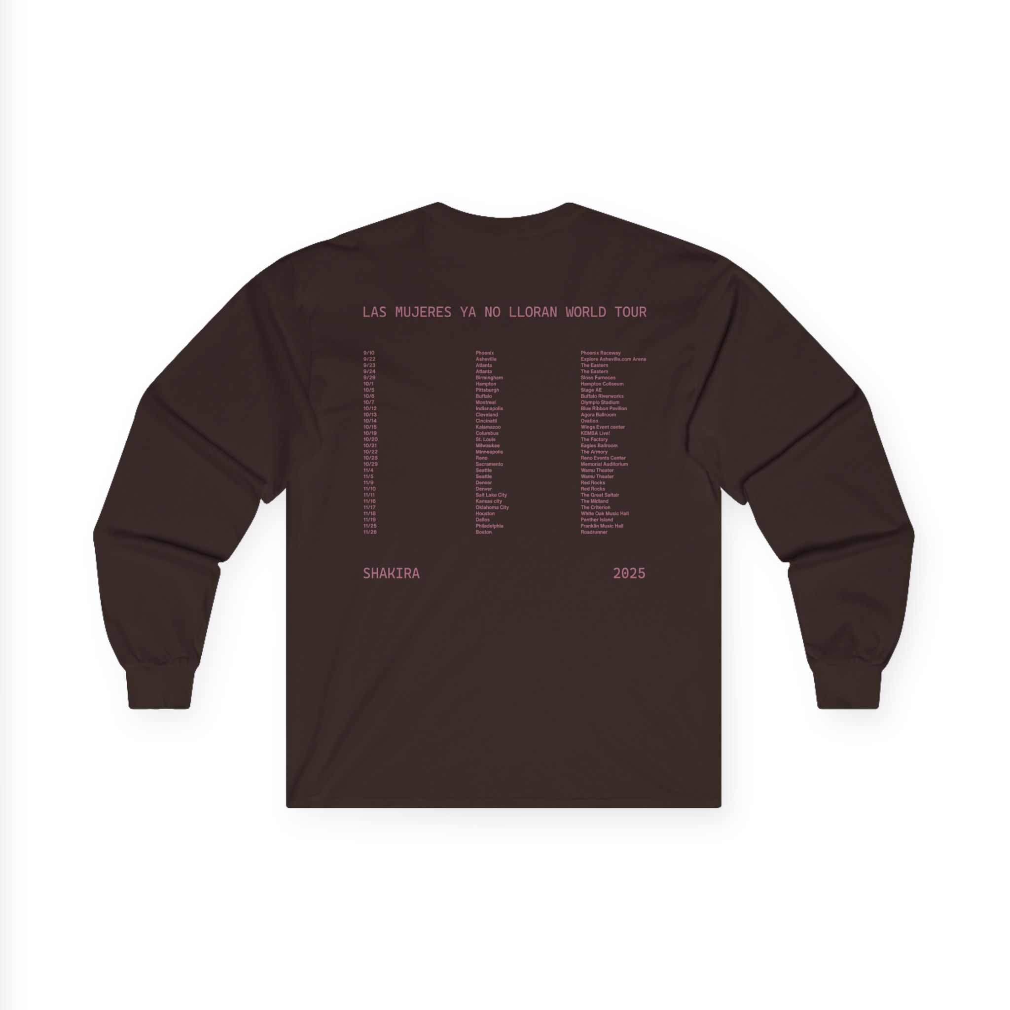 Shakira LMYNL World Tour Unisex Ultra Cotton Long Sleeve Tee