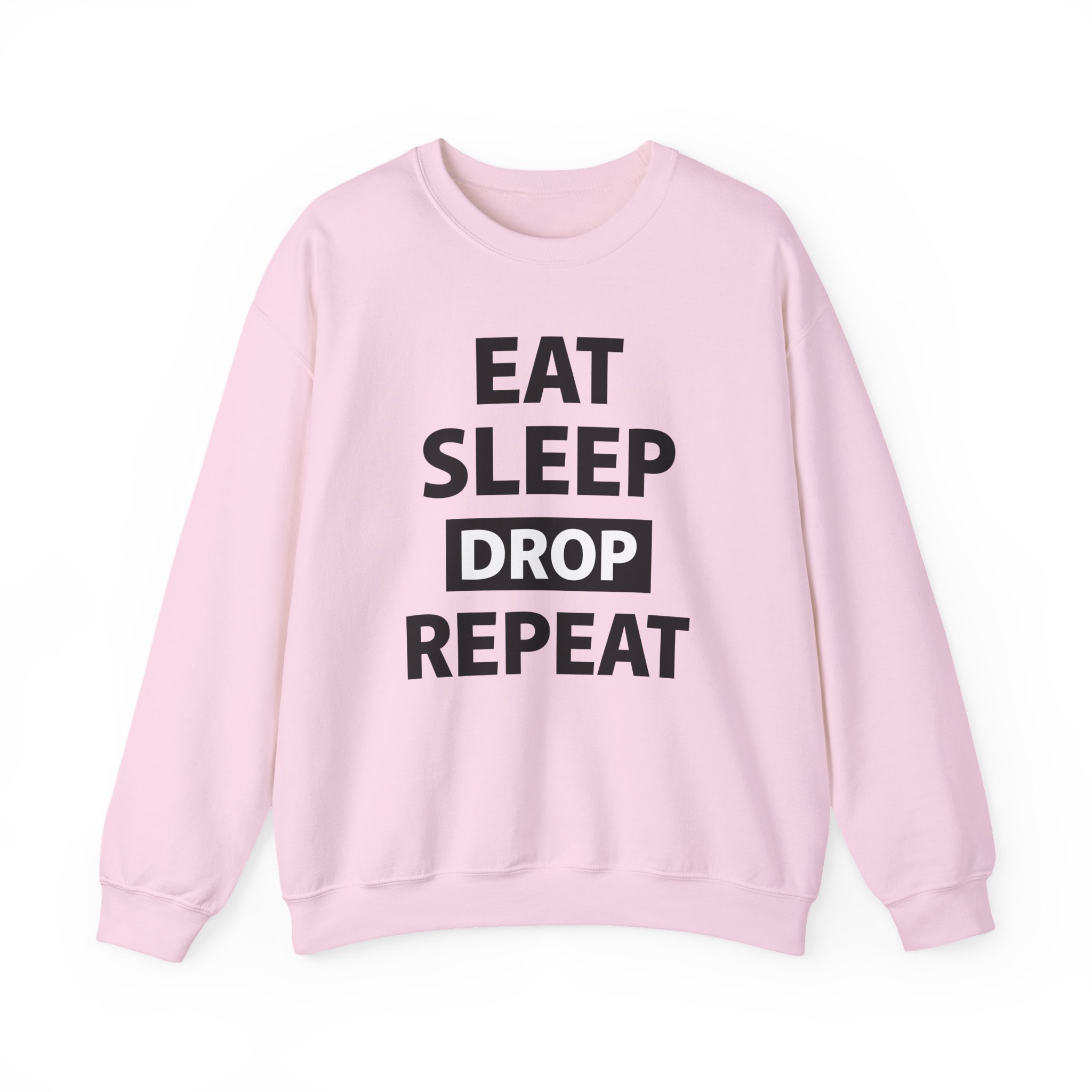 Morgz Eat Sleep Drop Repeat Unisex Heavy Blendâ„¢ Crewneck Sweatshirt