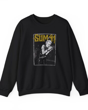 Sum 41 Illustrated Live Shot Unisex Heavy Blend™ Crewneck Sweatshirt