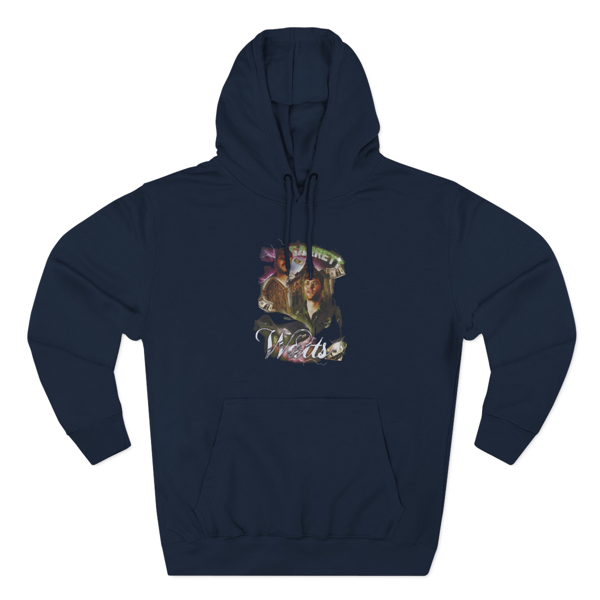Garrett Watts Bootleg 90's Rap Three-Panel Fleece Hoodie