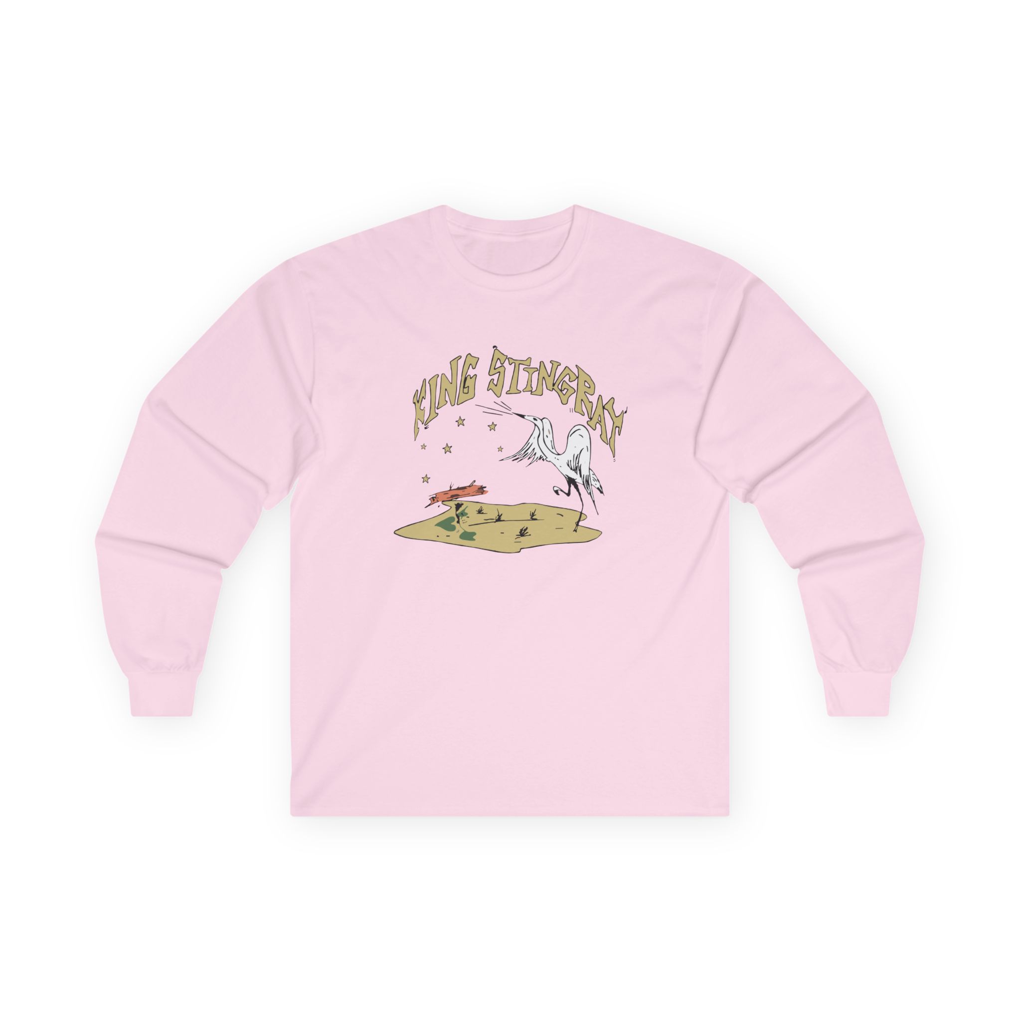 King Stingray Ivory Bird Unisex Ultra Cotton Long Sleeve Tee