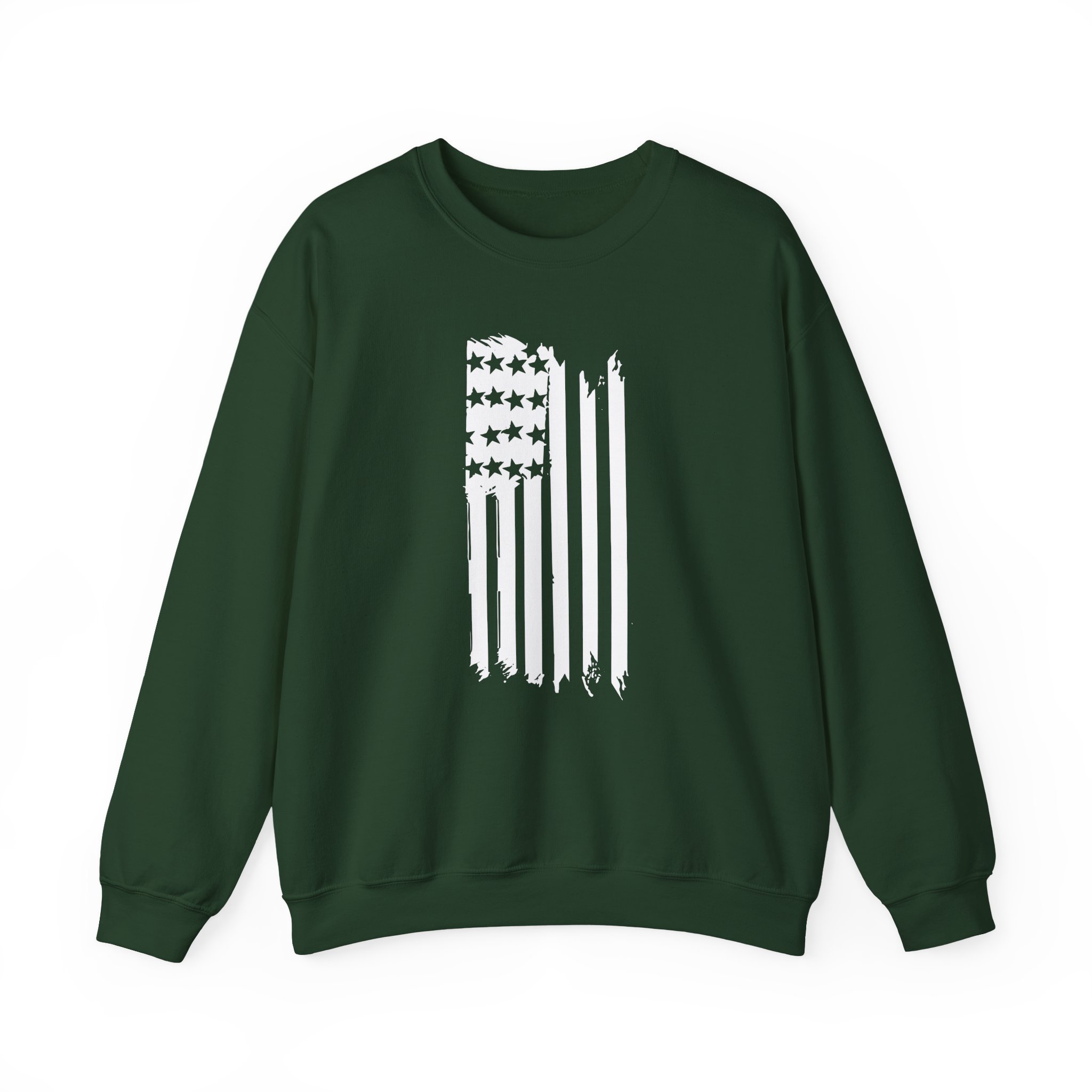 Patty Mayo Flag Americana Unisex Heavy Blend Crewneck Sweatshirt