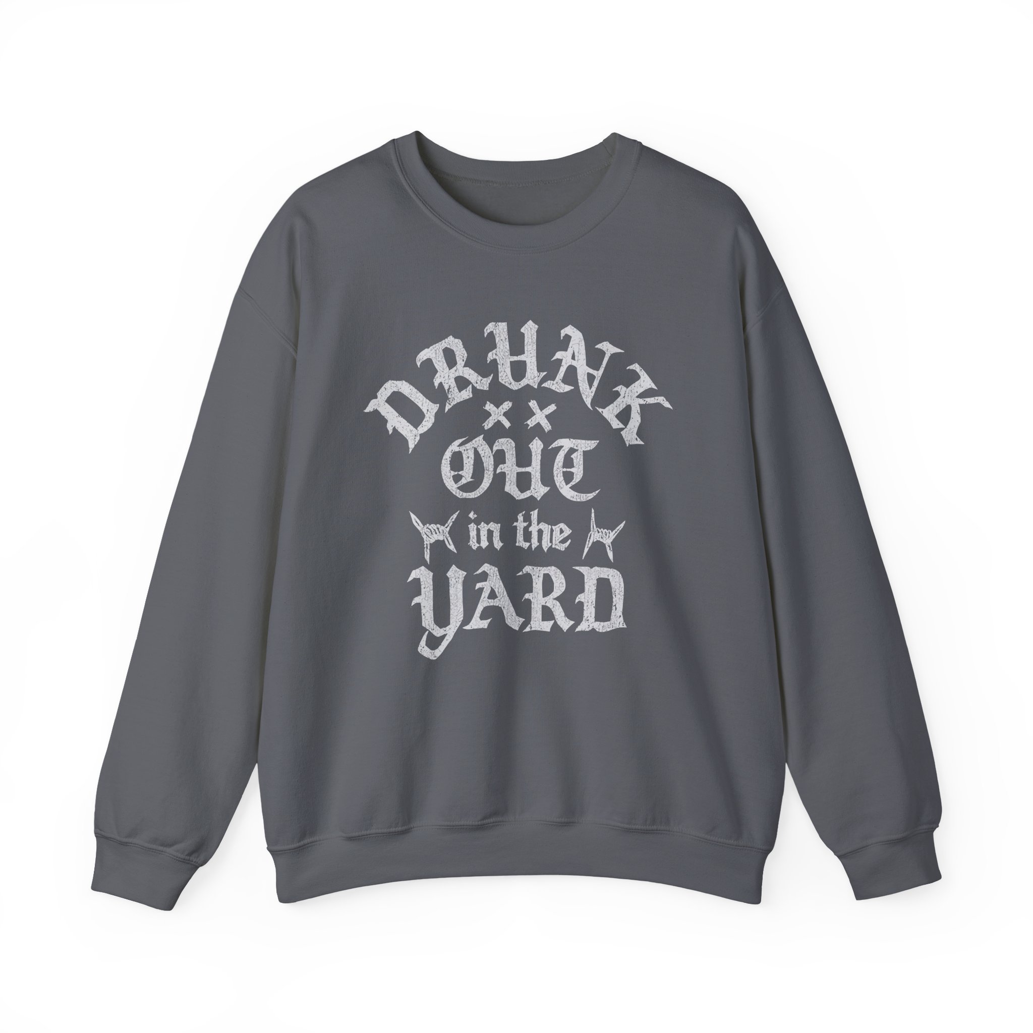 Hardy Drunk Out in the Yard Unisex Heavy Blendâ„¢ Crewneck Sweatshirt