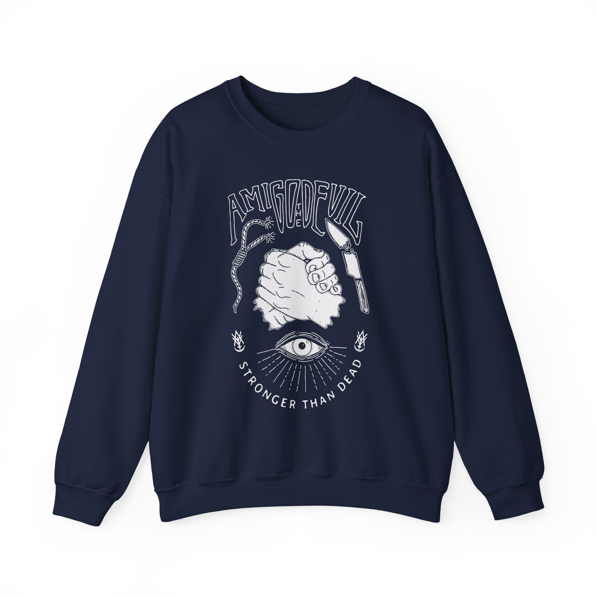 Amigo The Devil Stronger Than Dead Unisex Heavy Blendâ„¢ Crewneck Sweatshirt