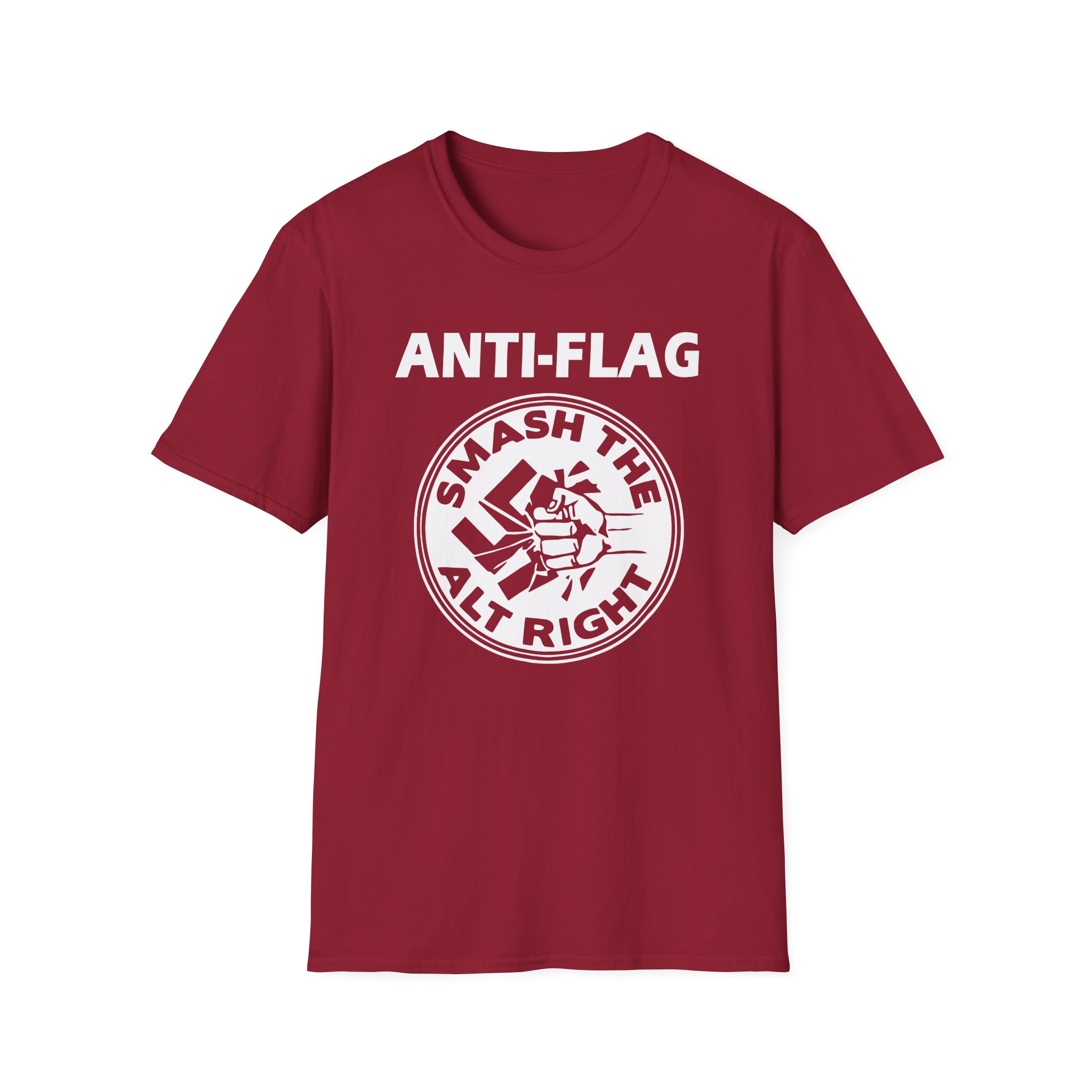 Anti Flag Smash the Alt Right Unisex Softstyle T-Shirt